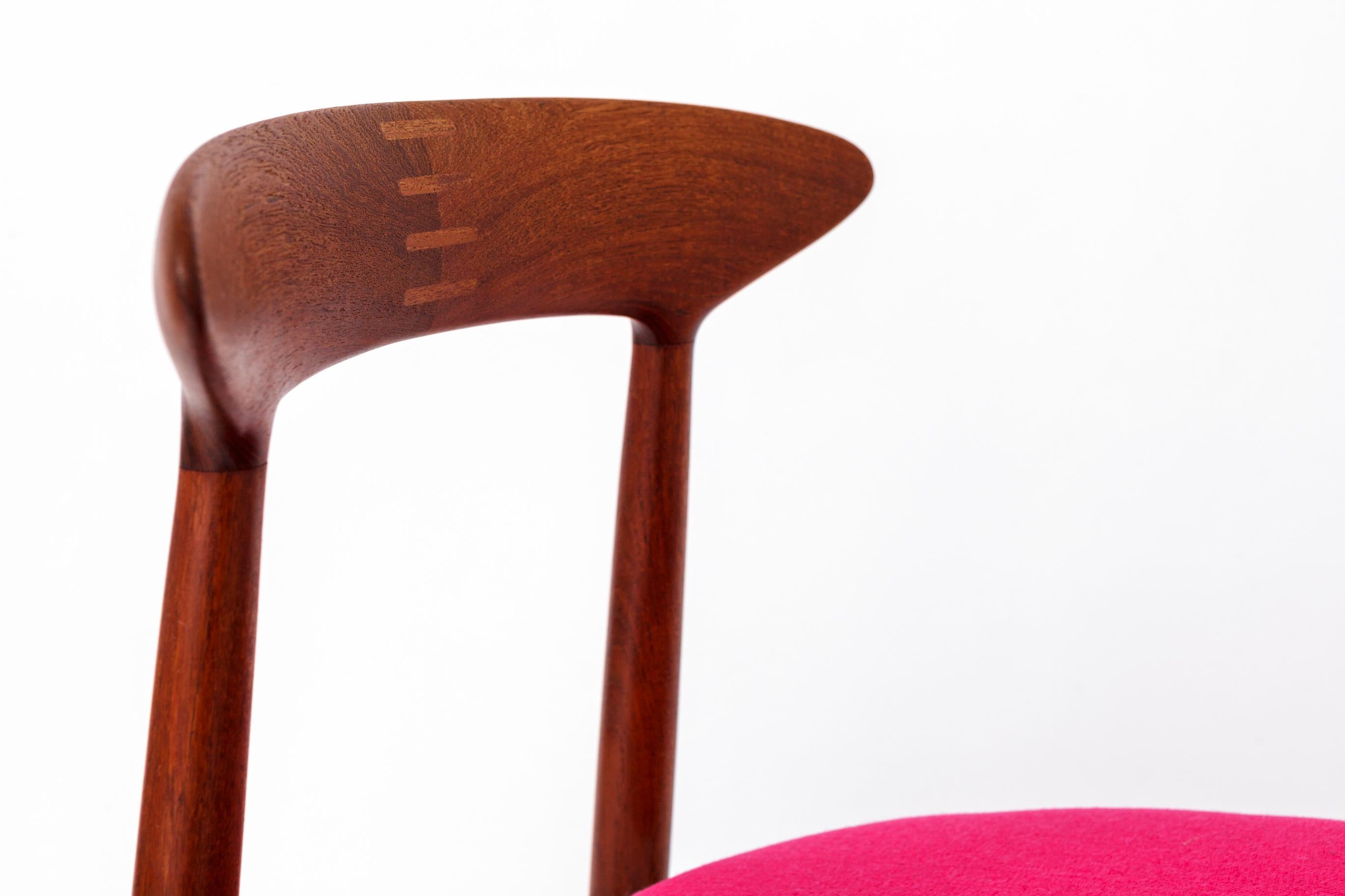 1950er Kurt Østervig Teakholzstuhl - Dänisches Design, aufgearbeitet - repariert im Angebot 3