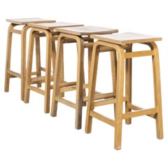 Vintage 1950's Laboratory Stools by Lamstak, Set of Four