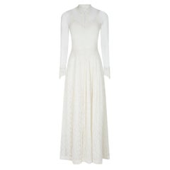 Vestido de novia de encaje de los años 50
