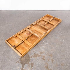 1950's Laminate Top Trestle Table  - Craft - Console Table (8)