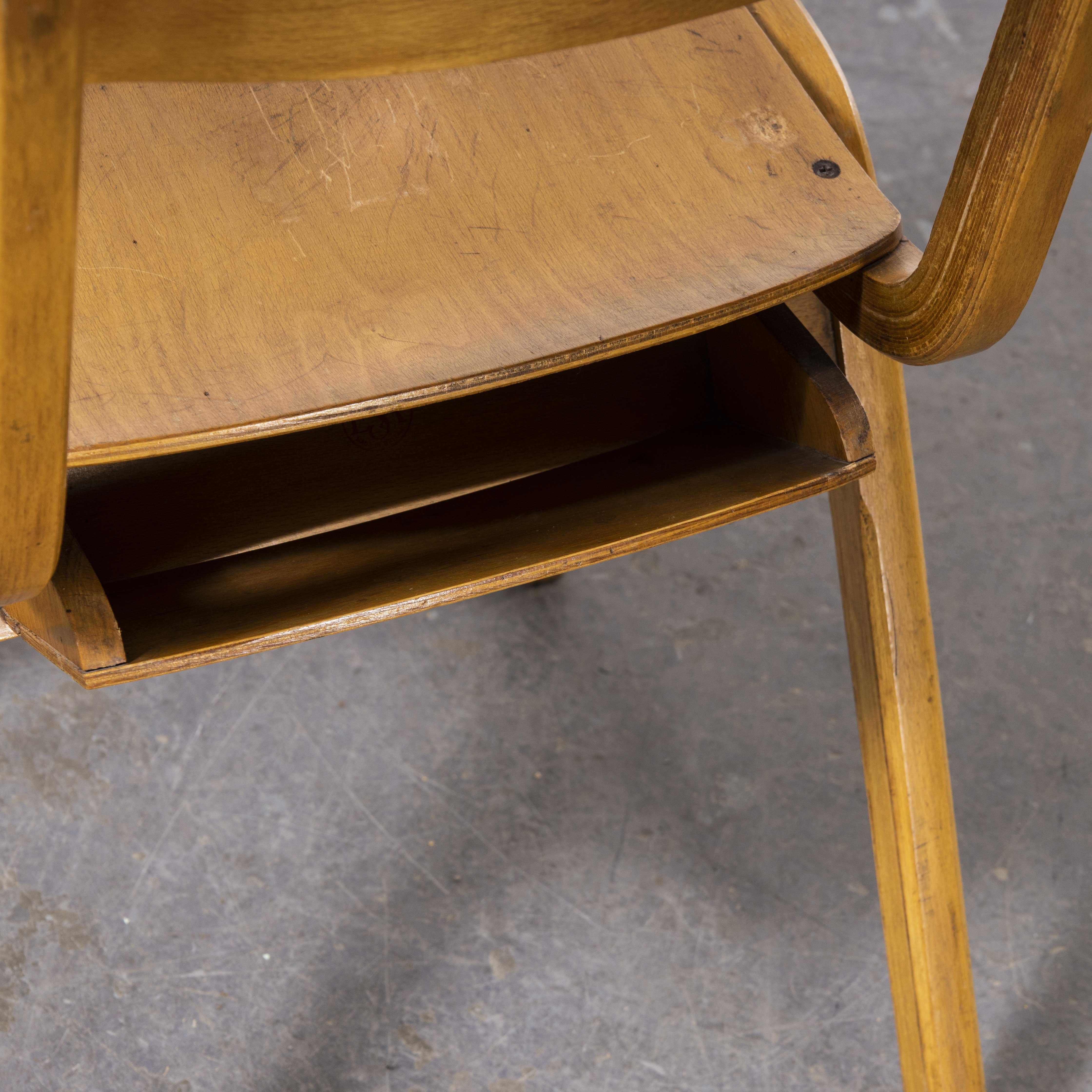 1950’s Lamstak Dining Chairs by James Leonard for Esa, Set of Eigh In Good Condition In Hook, Hampshire