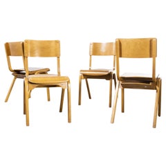 Retro 1950’s Lamstak Dining Chairs by James Leonard for Esa, Set of Four