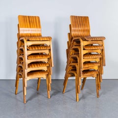1950's Lamstak Sapele  Stacking Dining Chairs - Last Few Remaining