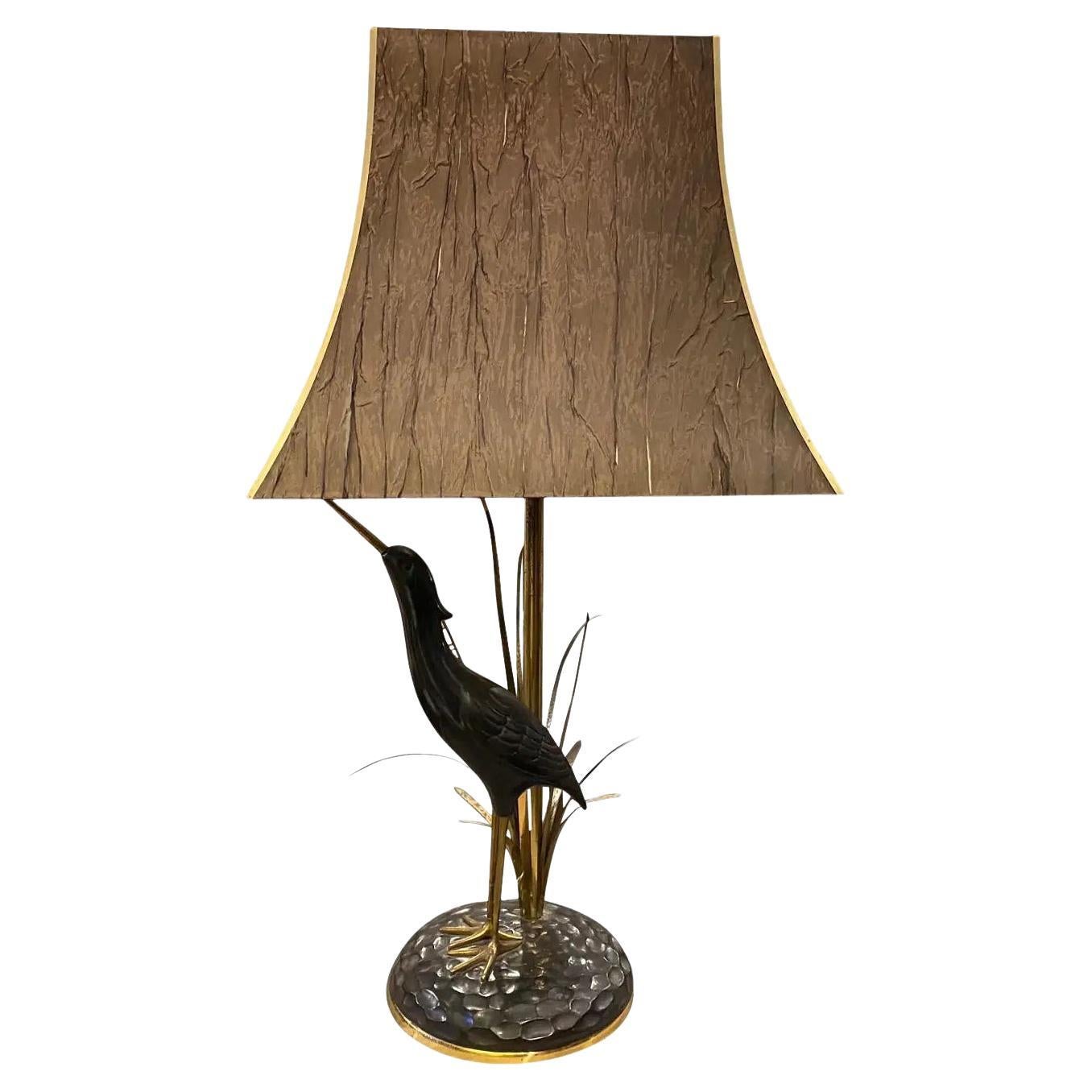 1950s Lanciotto Galeotti Mid-Century Modern Brass Italian Table Lamp