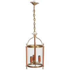 1950s Lantern by Jacques Adnet