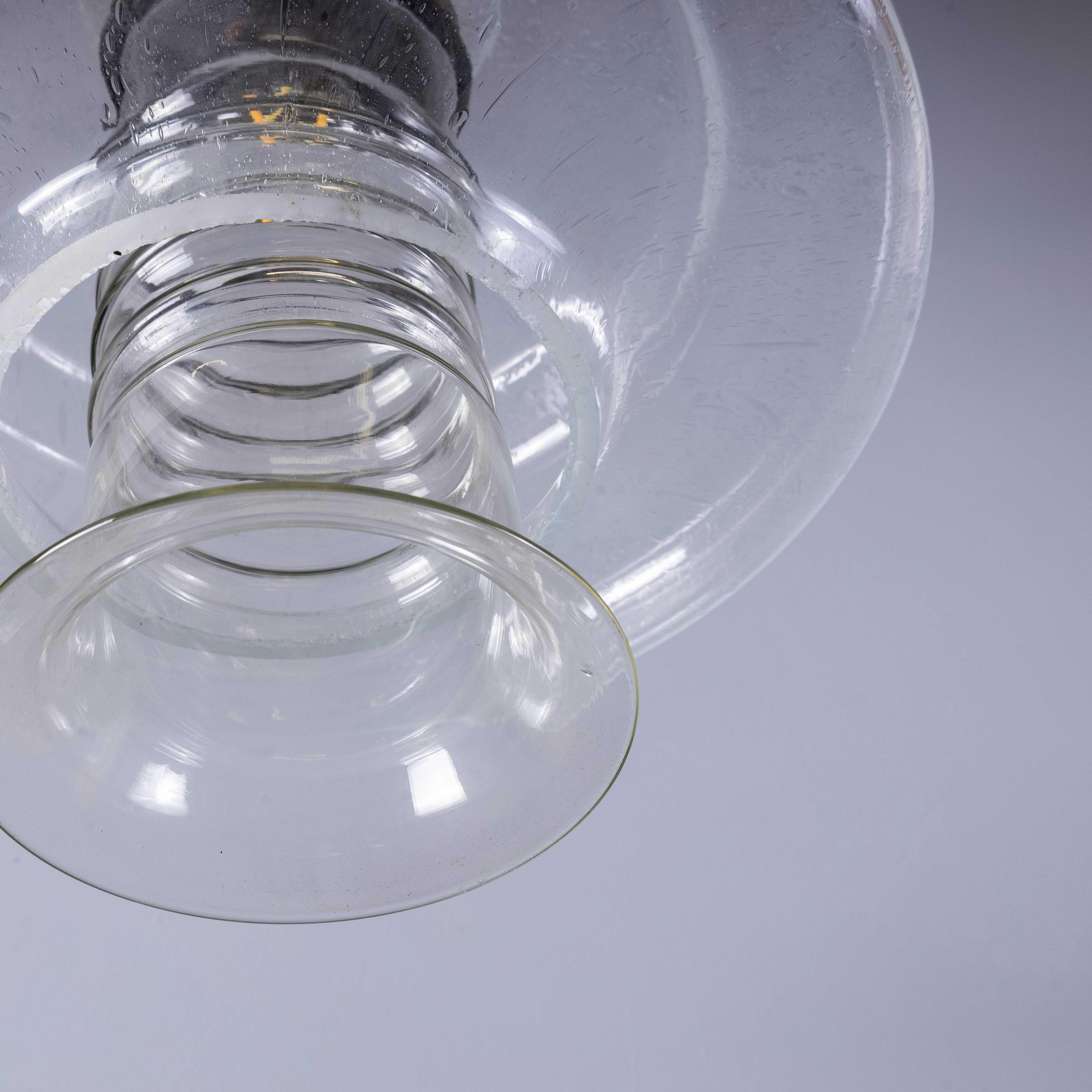 1950's  Lampada a sospensione grande in vetro Bullicante in vendita 2