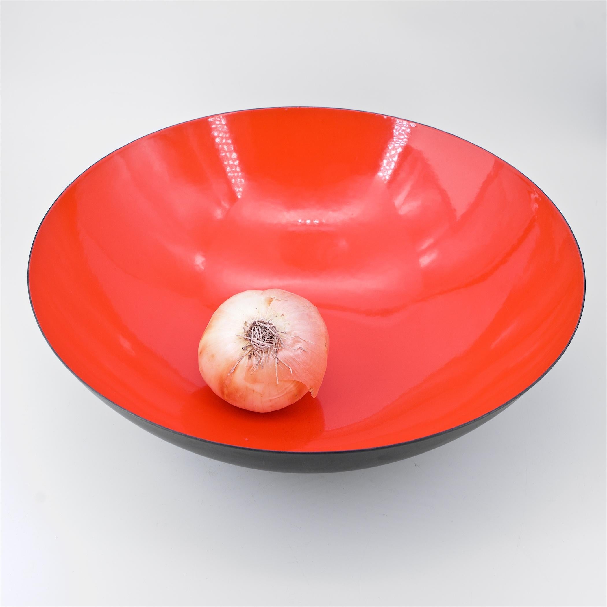 orange centerpiece bowl