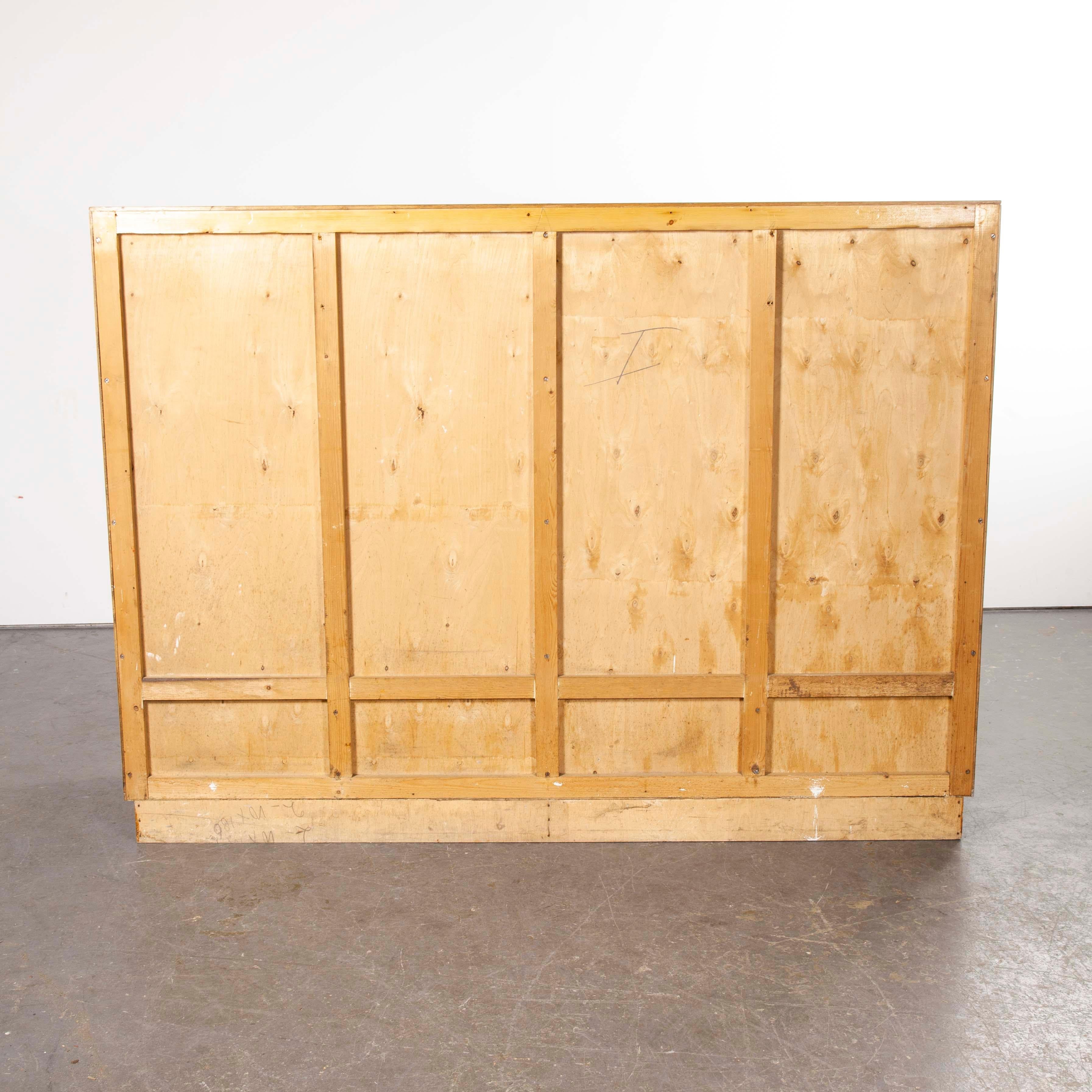 1950s Large Glass Fronted Midcentury Apothecary Cabinet, Storage Unit 3