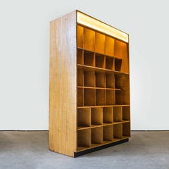 1950's Large Haberdashery Pigeon Hole Shelving Unit