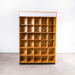 1950's Large Haberdashery Pigeon Hole Shelving Unit