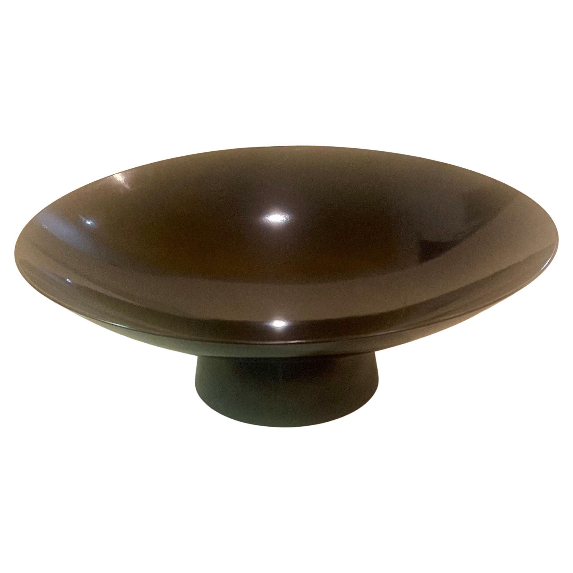 1950's Gran Compota Ikebana Pedestal Centro de Mesa Cuenco Japón Japonés en venta