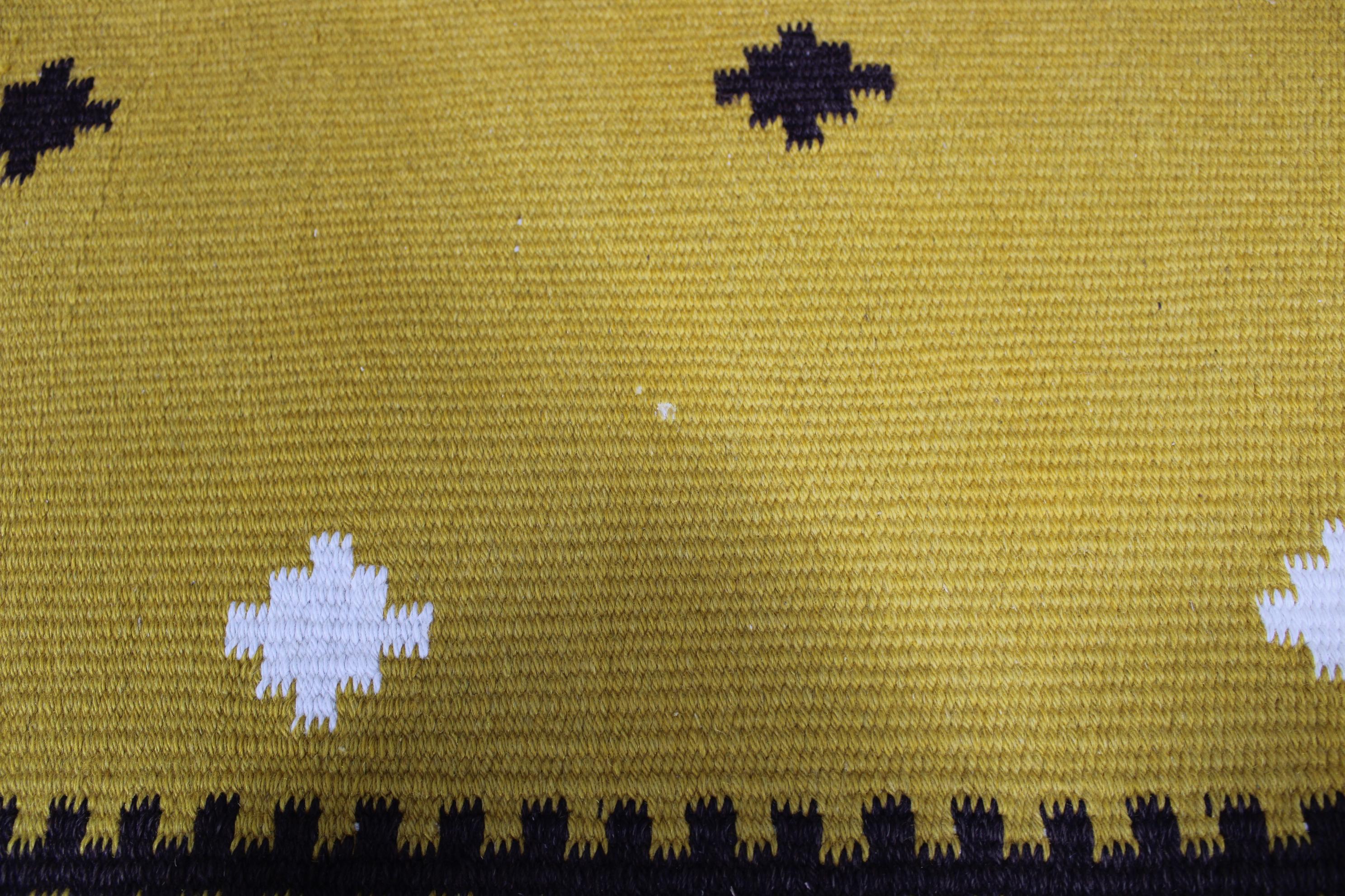 Rug & Kilim di lana di grandi dimensioni degli anni '50, Cecoslovacchia in vendita 3