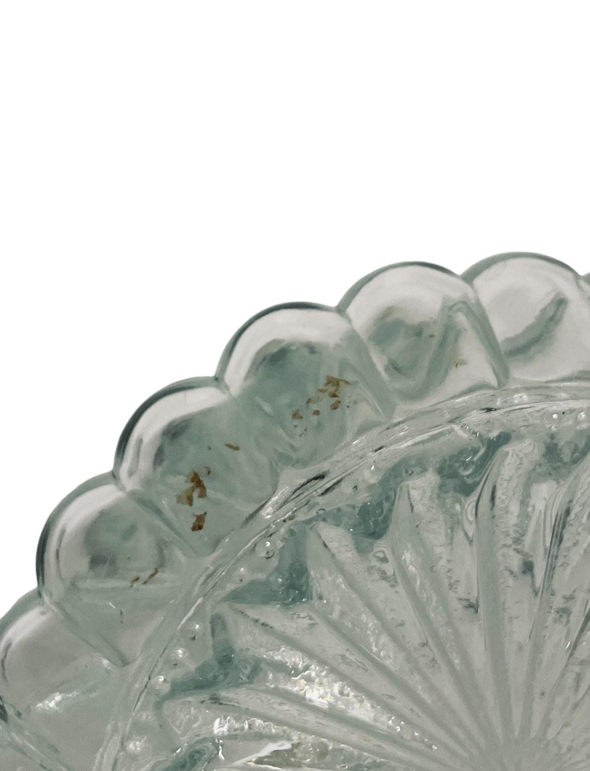Gran decantador con tapa de cristal y baño de plata del siglo XX Chapado en plata en venta