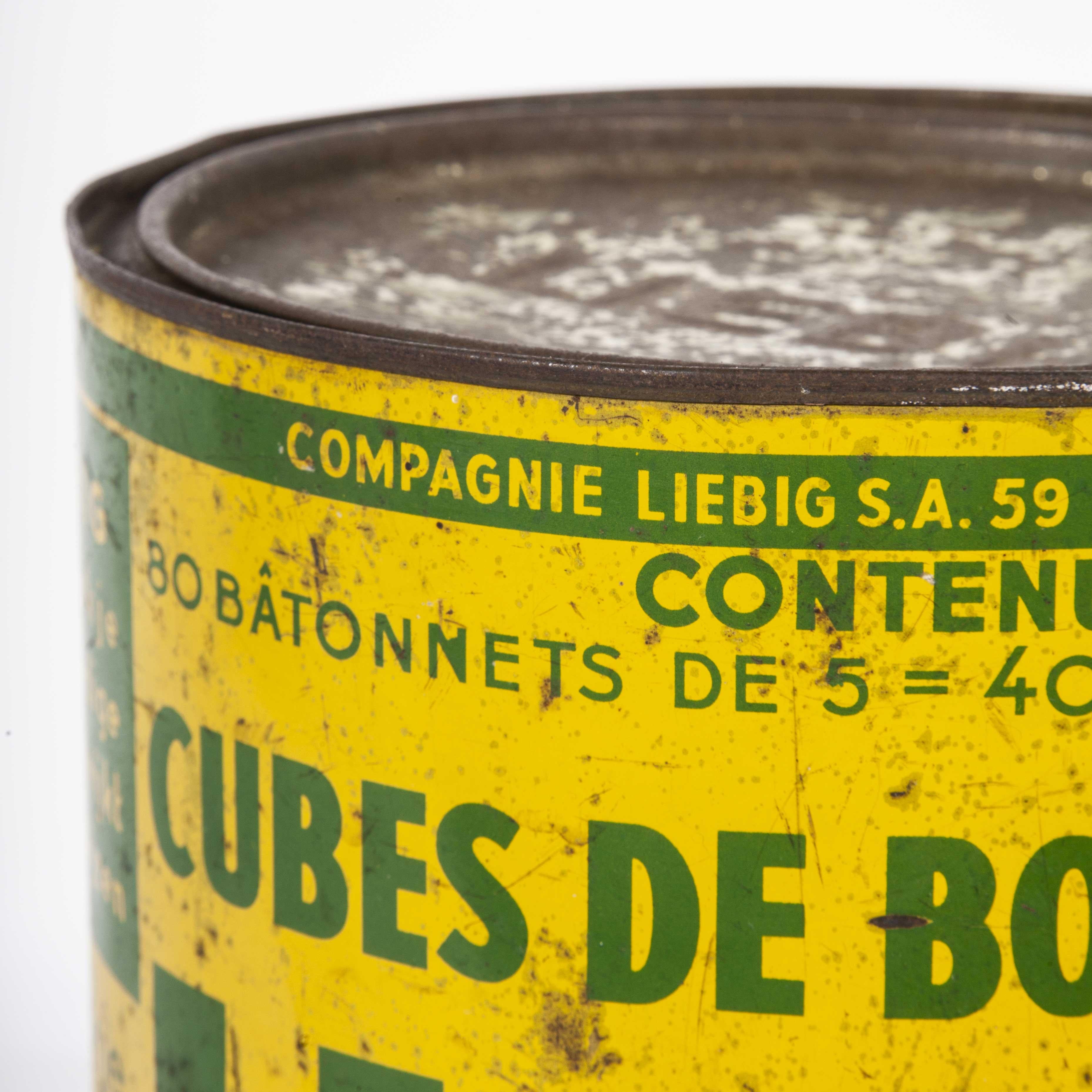 Belgian 1950s Large Liebig Bouillon Tin