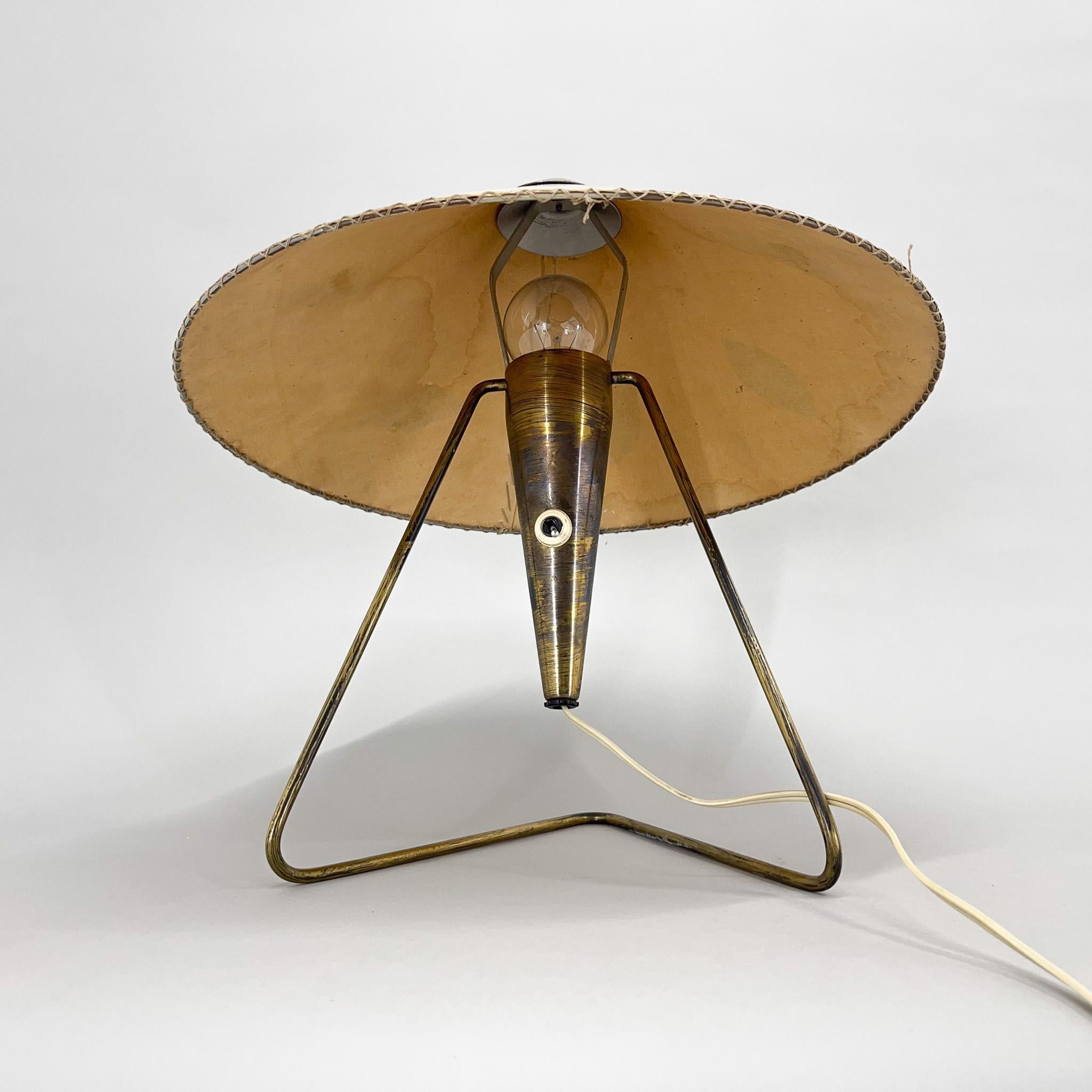 Grande lampe de table ou applique rare des années 1950 par Helena Frantova pour Okolo, Tchécoslovaquie en vente 5