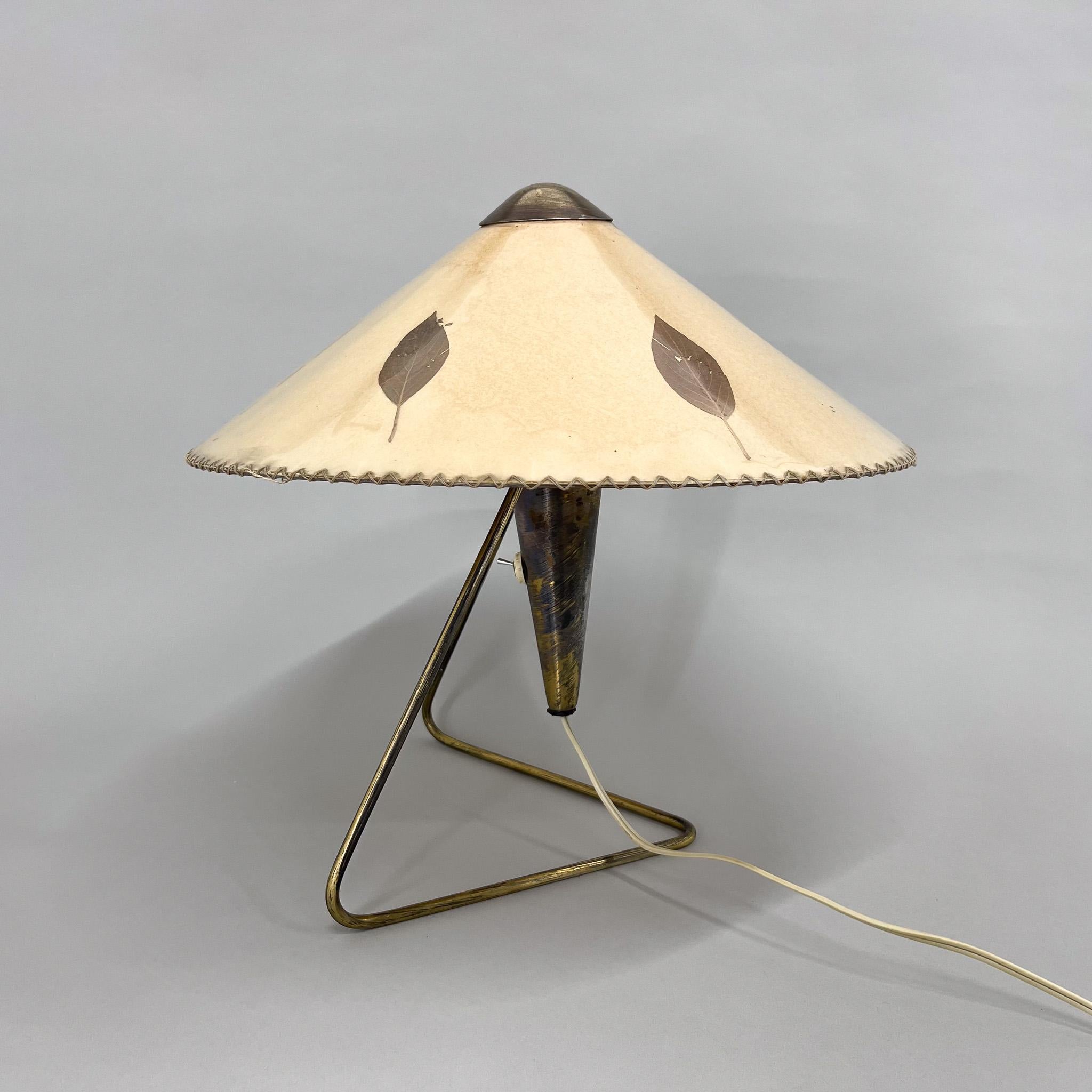 20ième siècle Grande lampe de table ou applique rare des années 1950 par Helena Frantova pour Okolo, Tchécoslovaquie en vente
