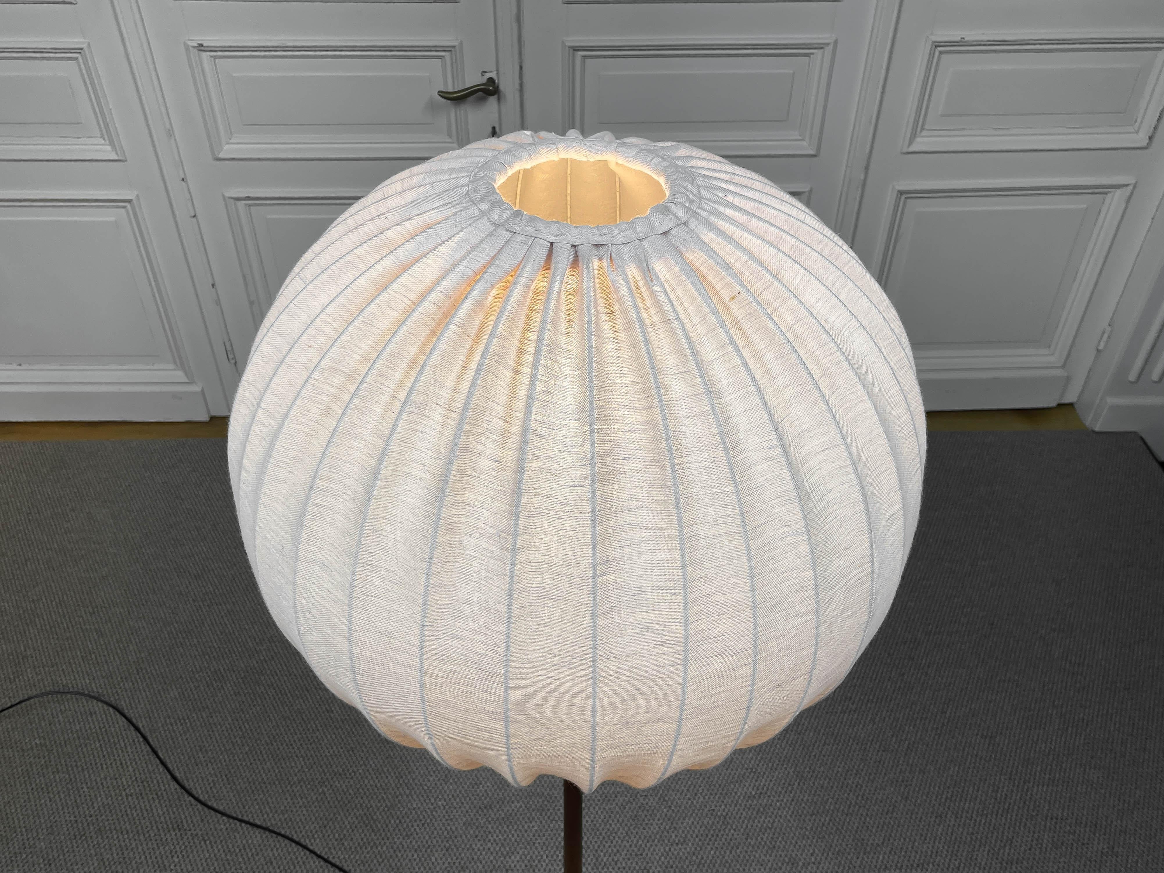 Mid-20th Century 1950s, Large Spherical Floor Lamp By Uno & Östen Kristiansson For Luxus For Sale