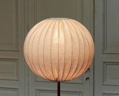1950s, Large Spherical Floor Lamp By Uno & Östen Kristiansson For Luxus