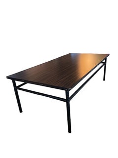 1950er Jahre Großer Cocktailtisch aus Leder mit Stitch by Stitch