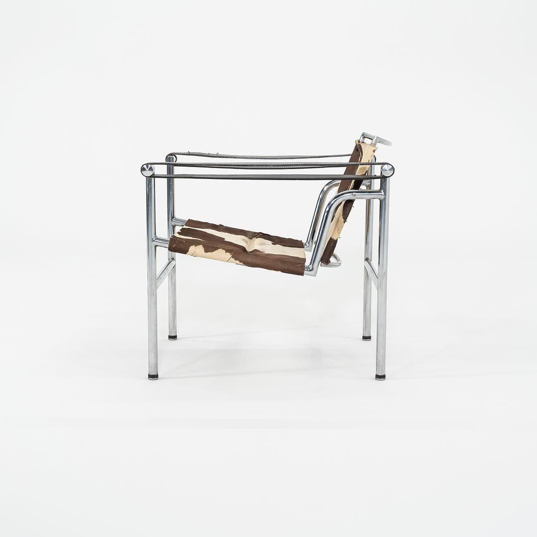 1950er Jahre Le Corbusier Jeanneret Perriand LC1 Basculant Loungesessel Stendig Label (Deutsch) im Angebot