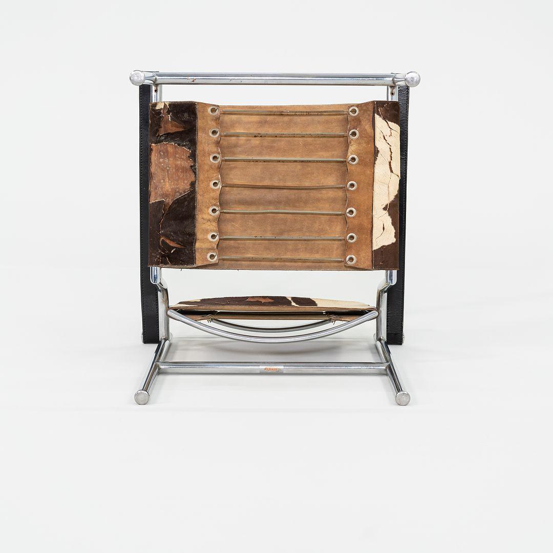 1950er Jahre Le Corbusier Jeanneret Perriand LC1 Basculant Loungesessel Stendig Label im Angebot 1