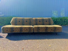 1950’s Leopard 2 Piece Sectional Sofa