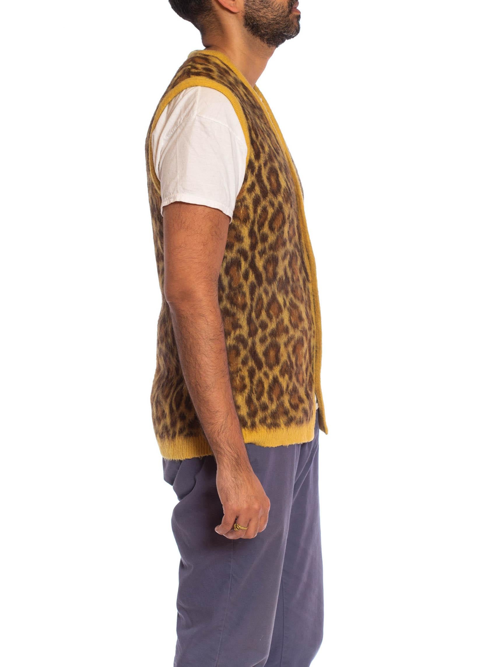leopard sweater vest