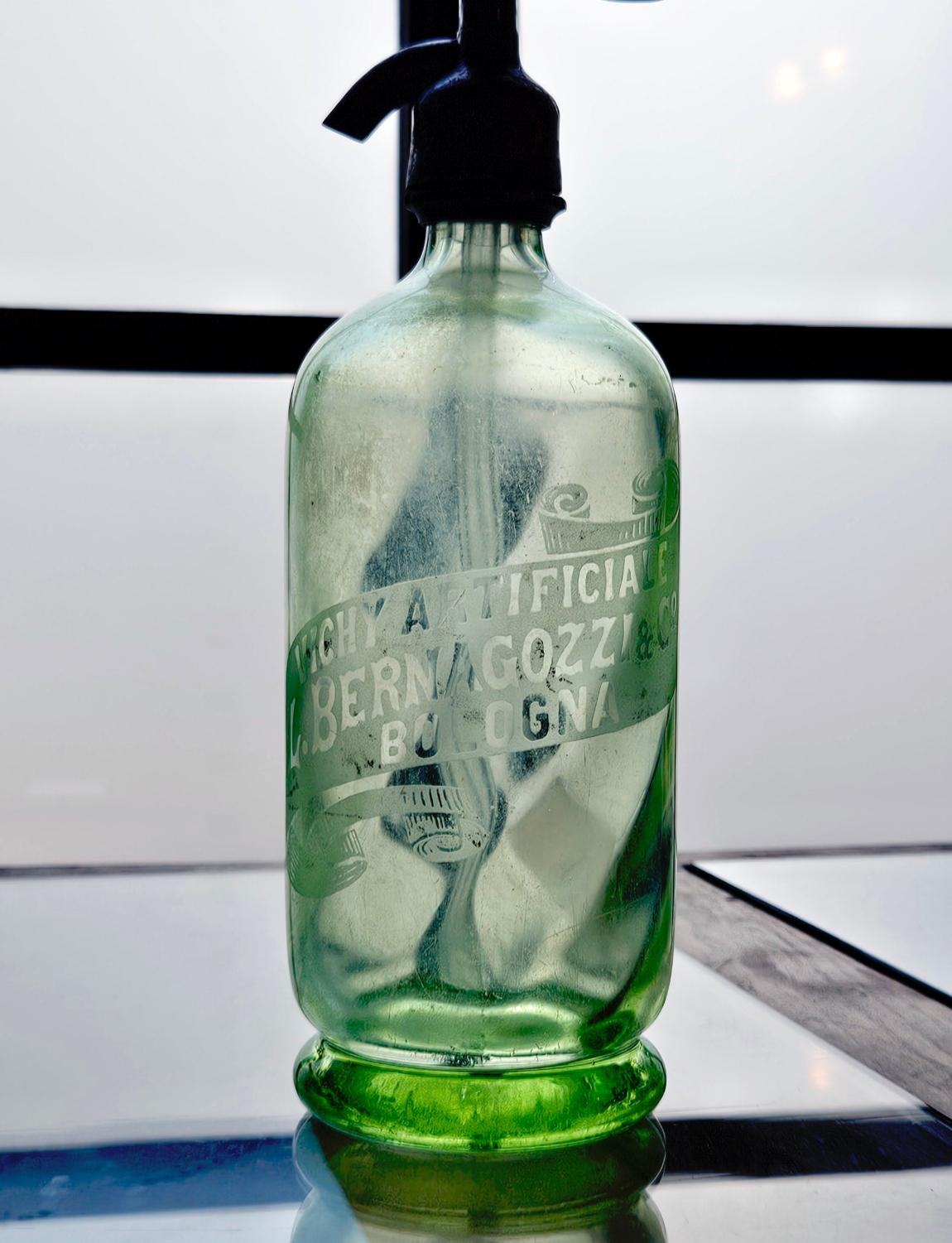 Italiano Bottiglia di soda Greene & Greene degli anni '50   L. Bernagozzi & Co, Bologna in vendita