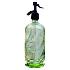 1950s Light Green Soda Bottle -   L. Bernagozzi & Co, Bologna