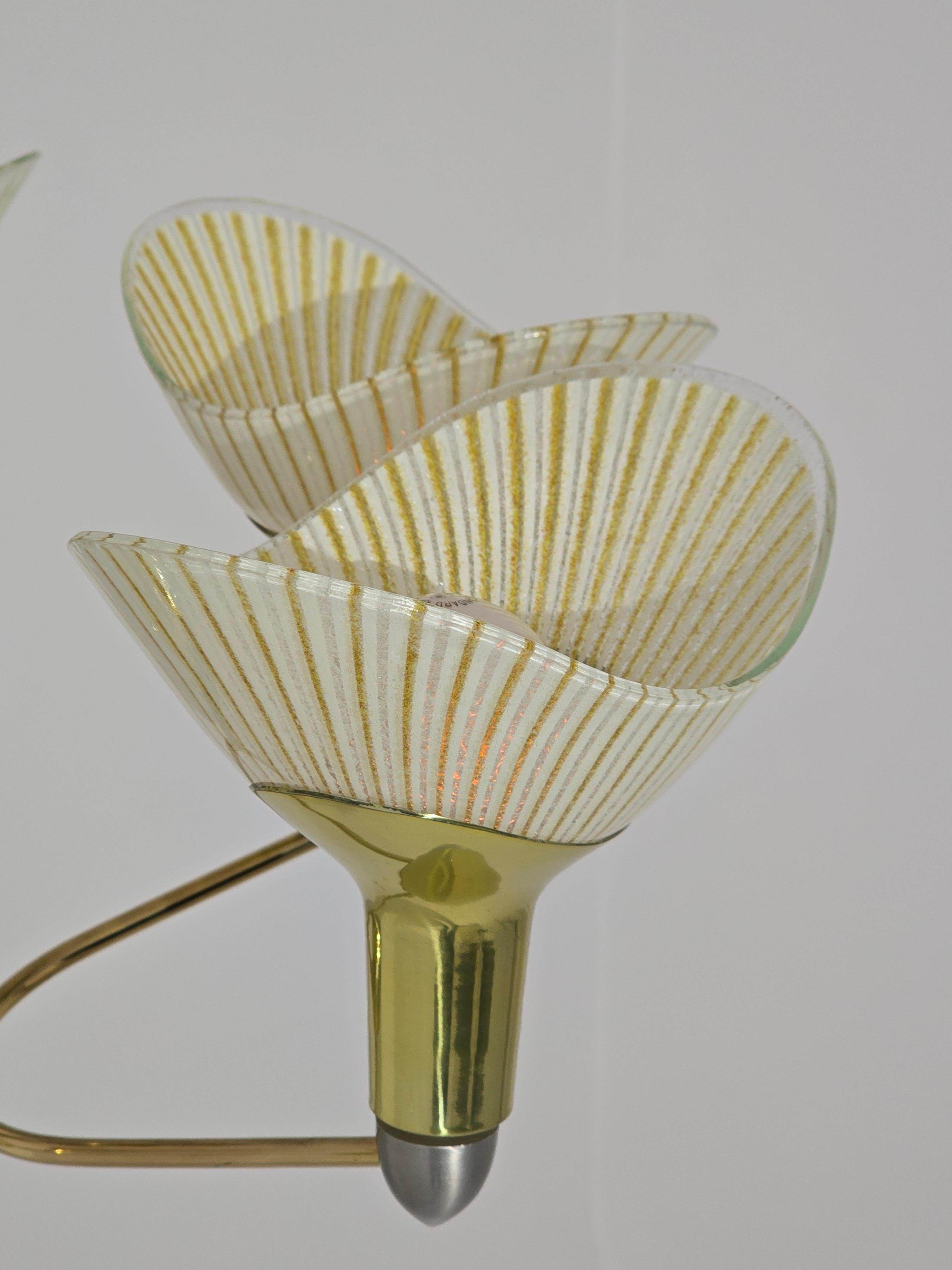 Lightolier anni '50 Lampadario a 6 bracci Art Deco , USA in vendita 7