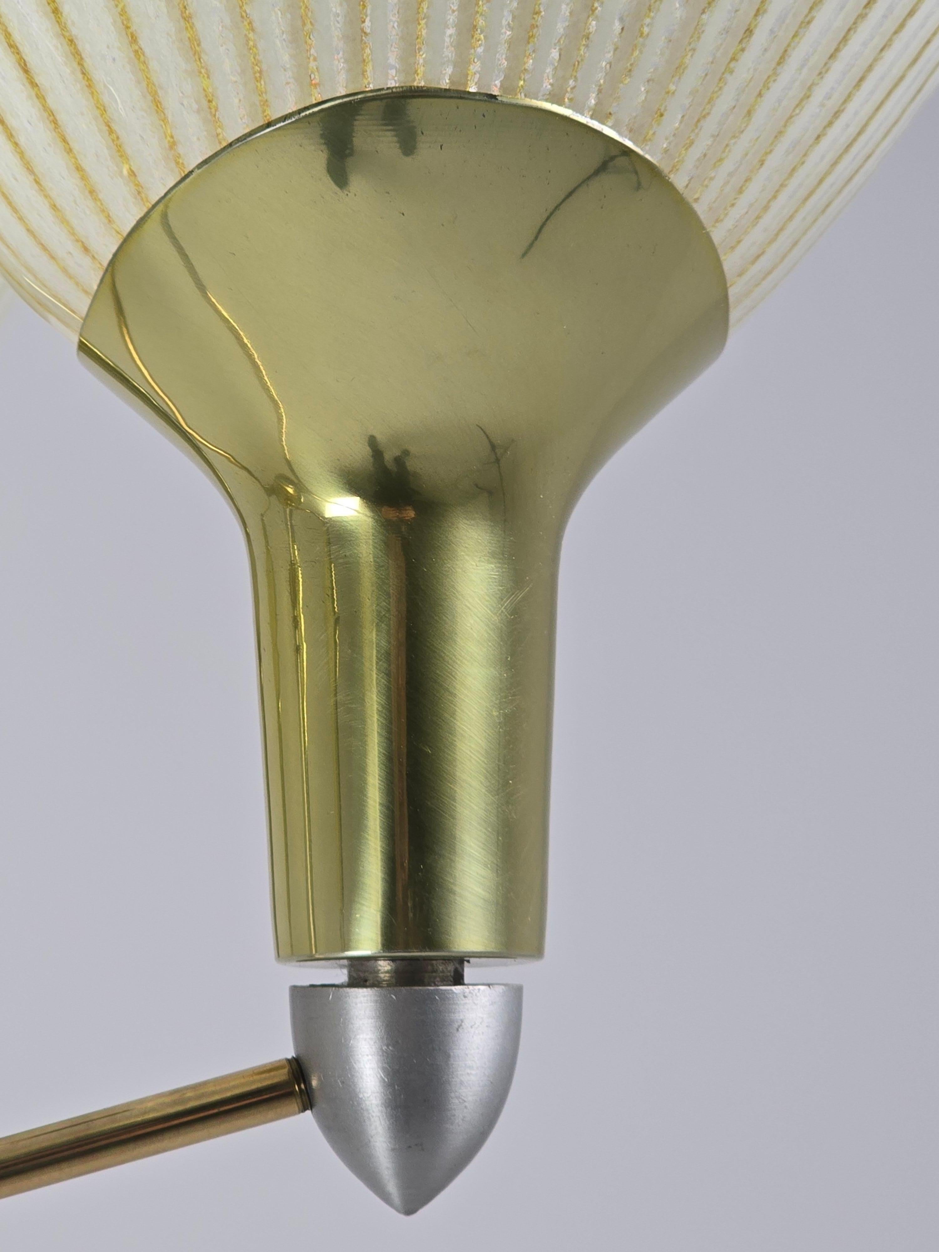 Lightolier anni '50 Lampadario a 6 bracci Art Deco , USA in vendita 9