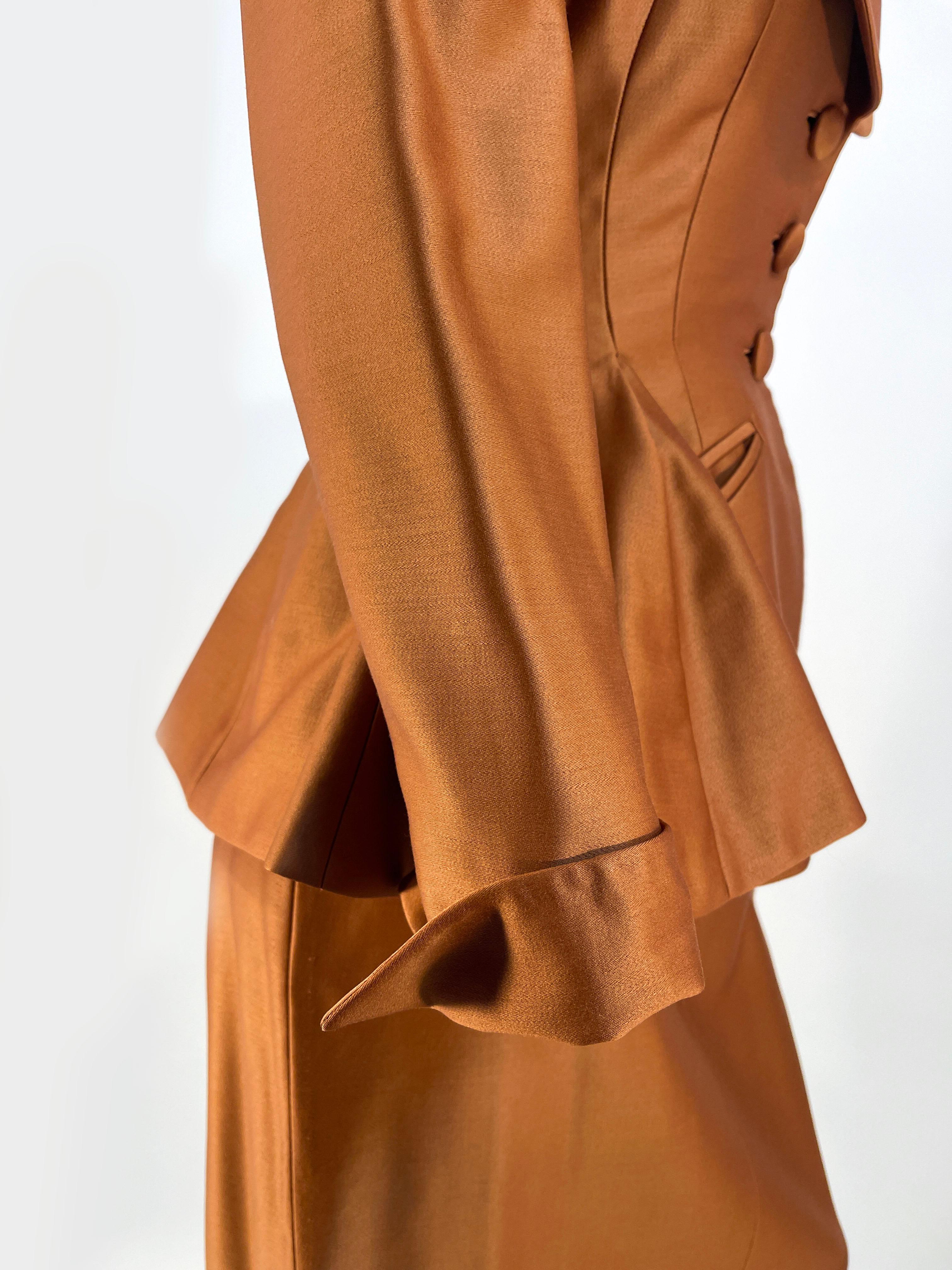 1950s Lilli Ann Rust Suit For Sale 2