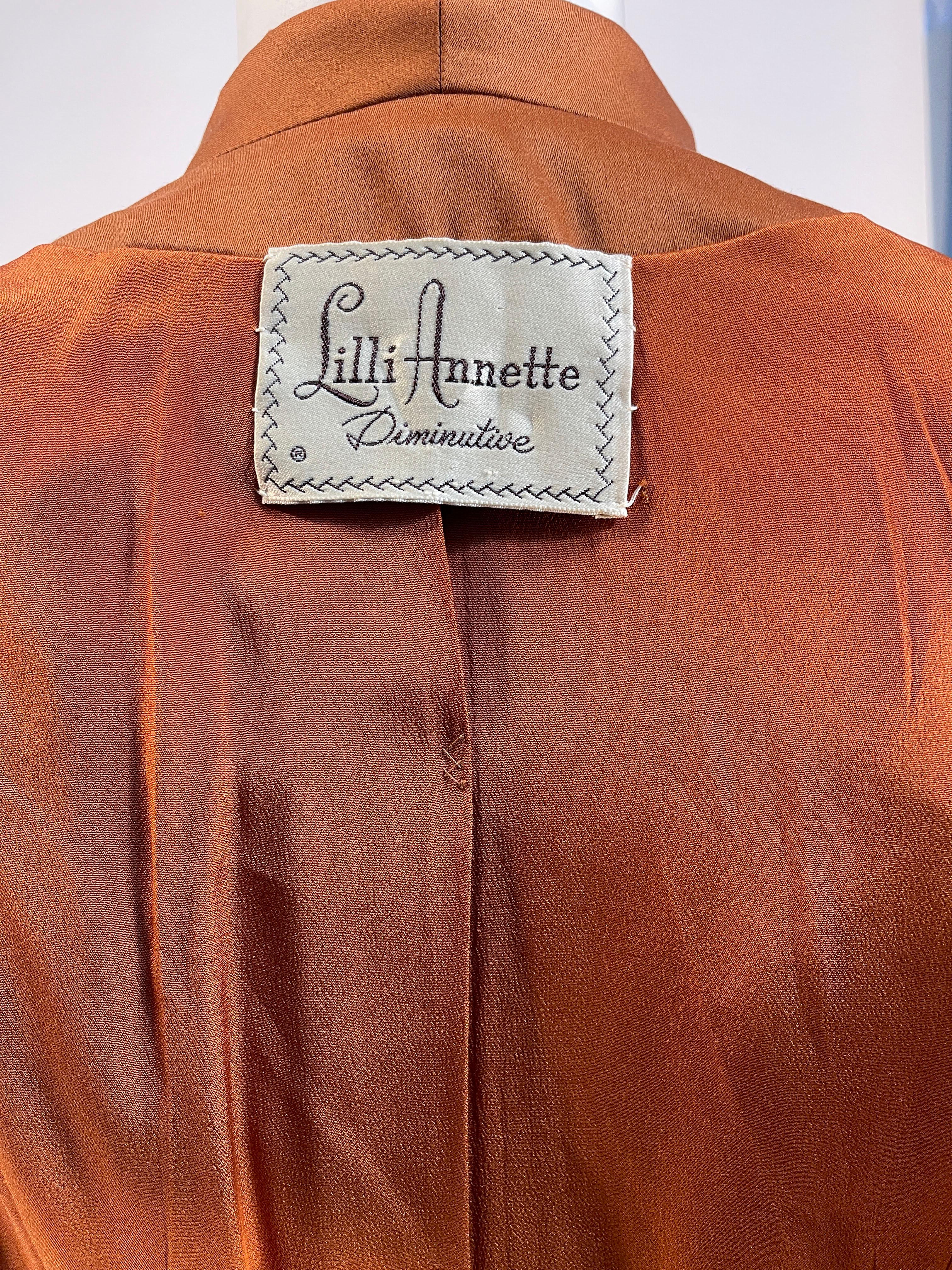 1950s Lilli Ann Rust Suit For Sale 3