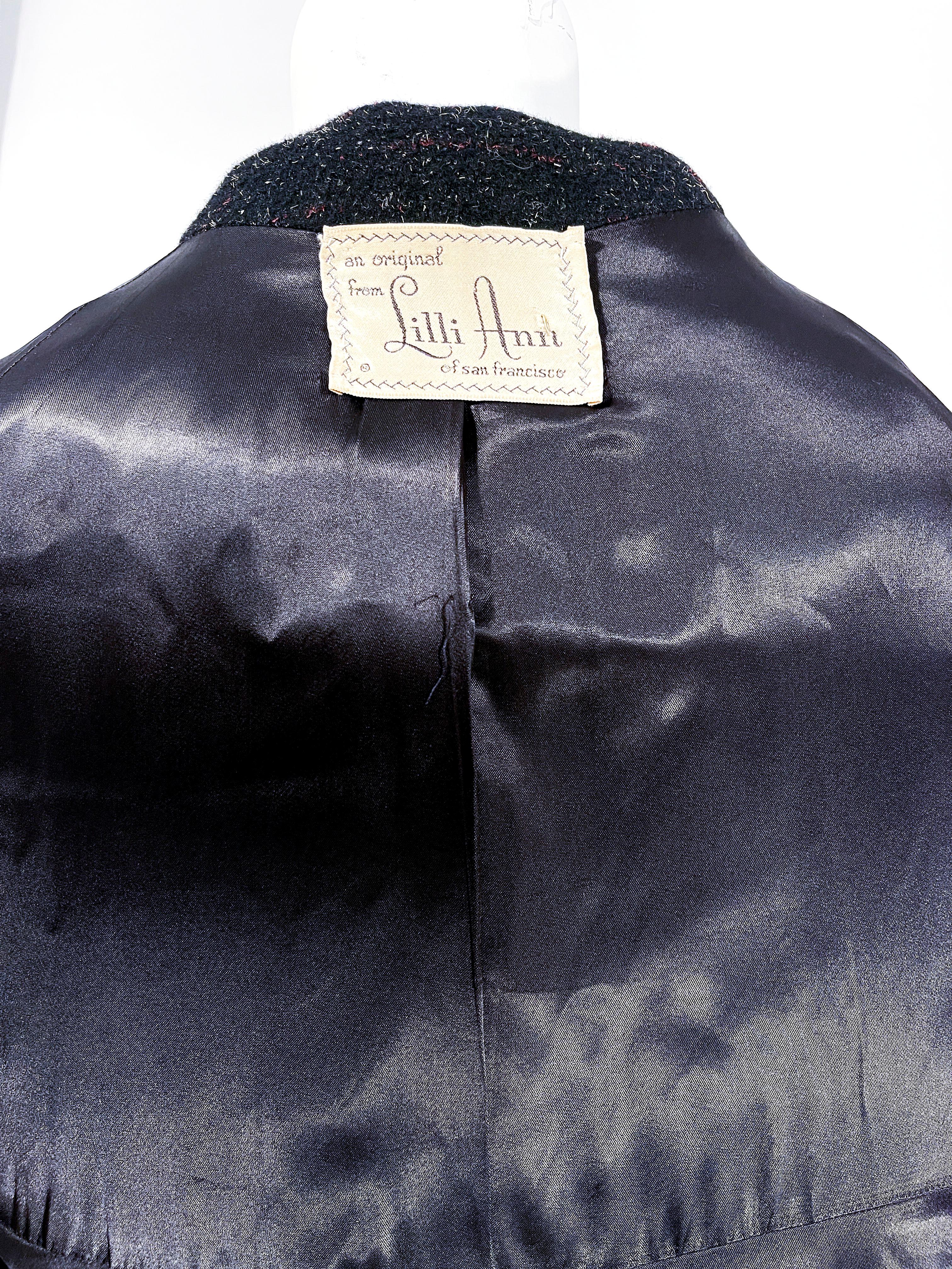 1950s Lilli Ann Swing Coat For Sale 3