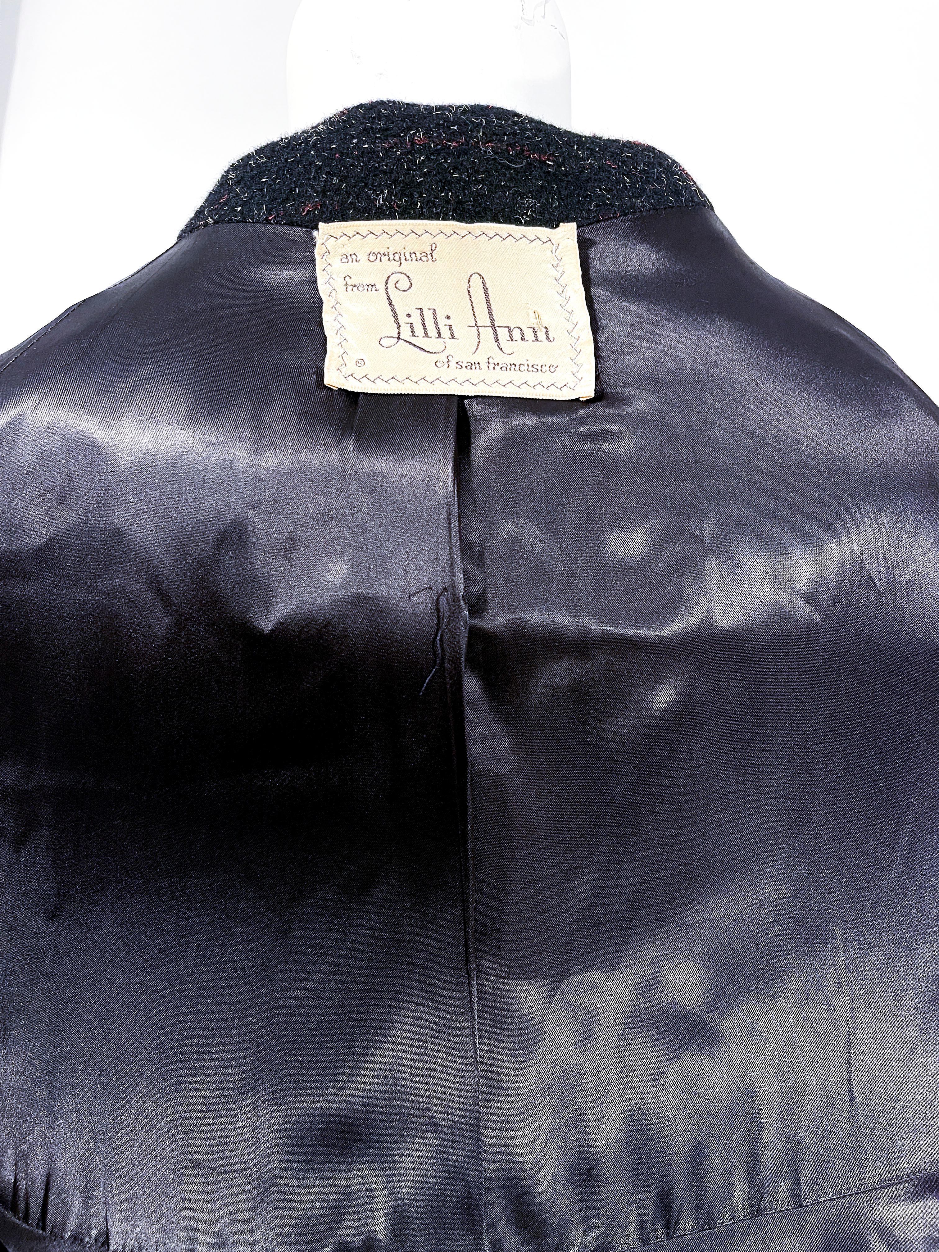 1950s Lilli Ann Swing Coat For Sale 2