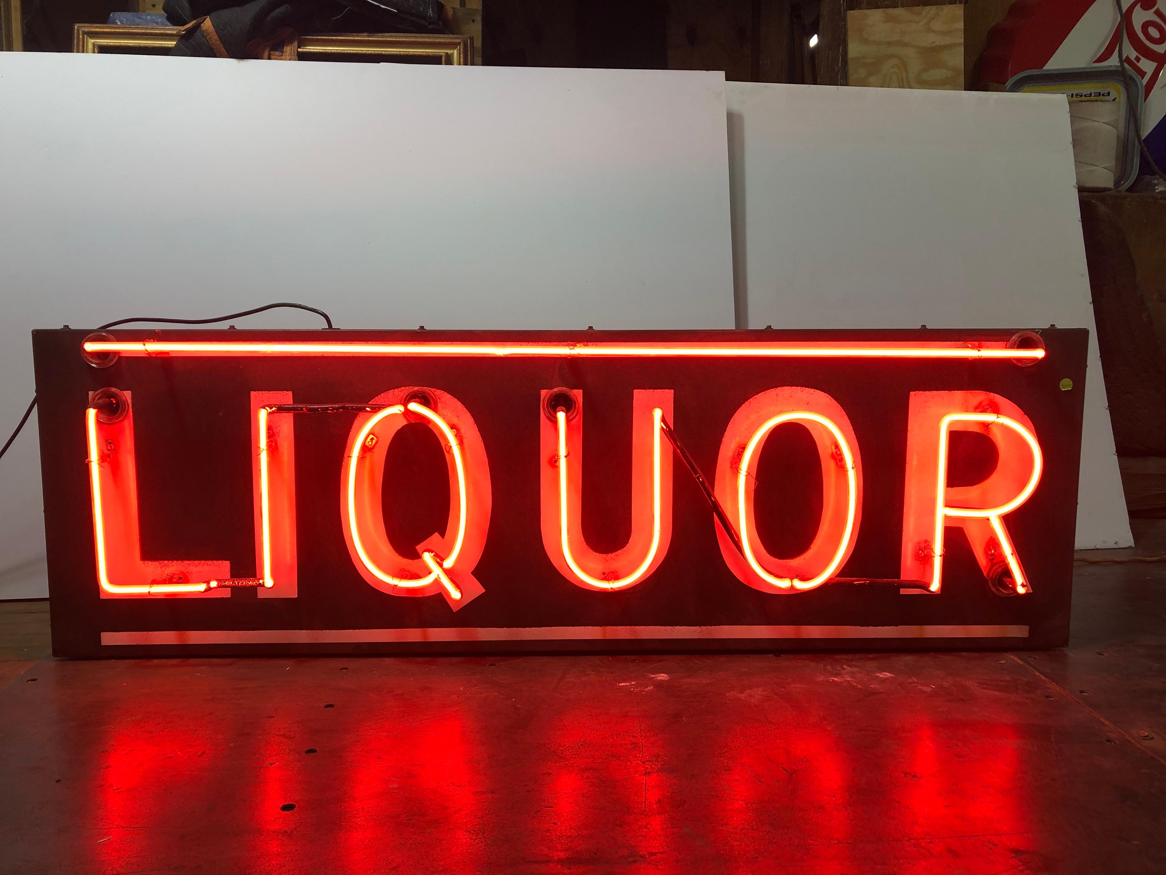 liquor sign