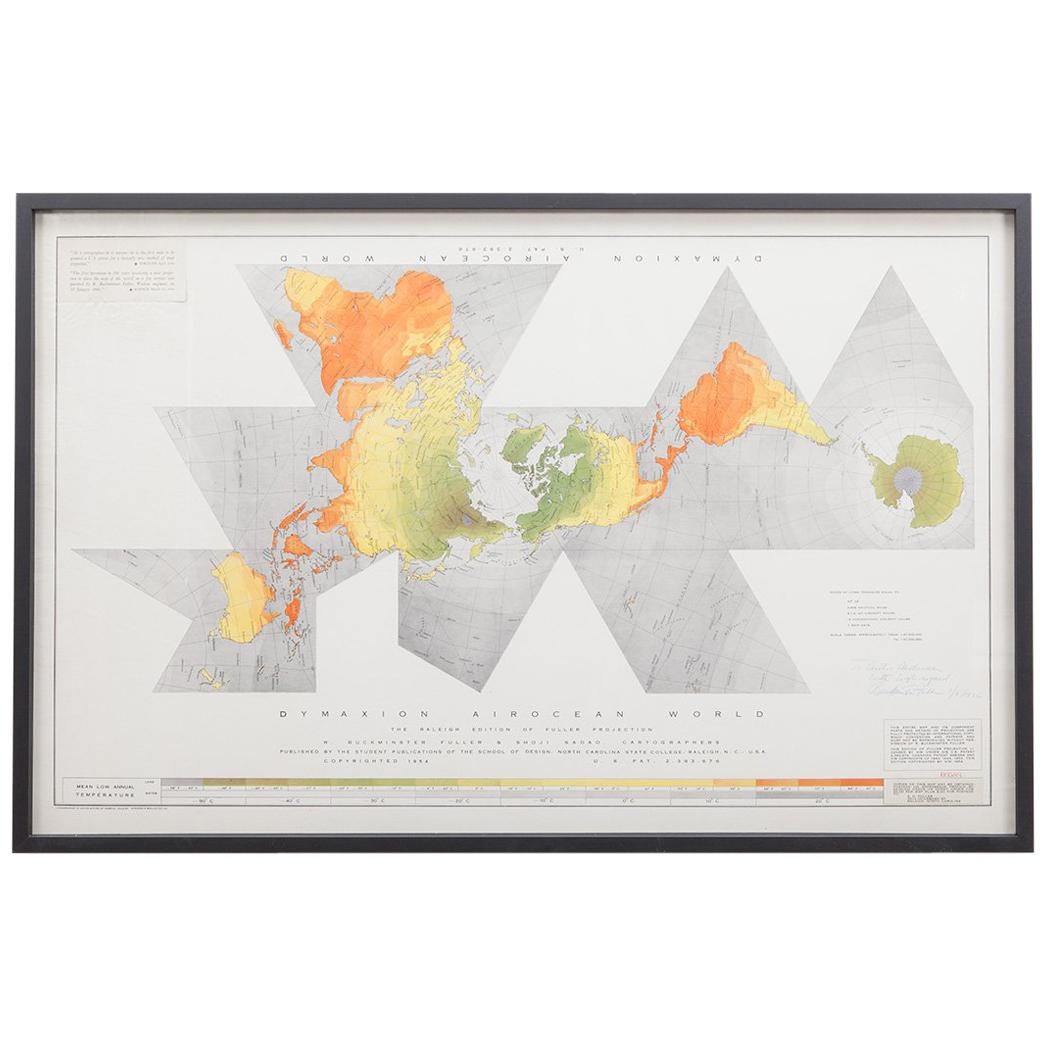 1950s Lithography by Buckminster Fuller For Sale