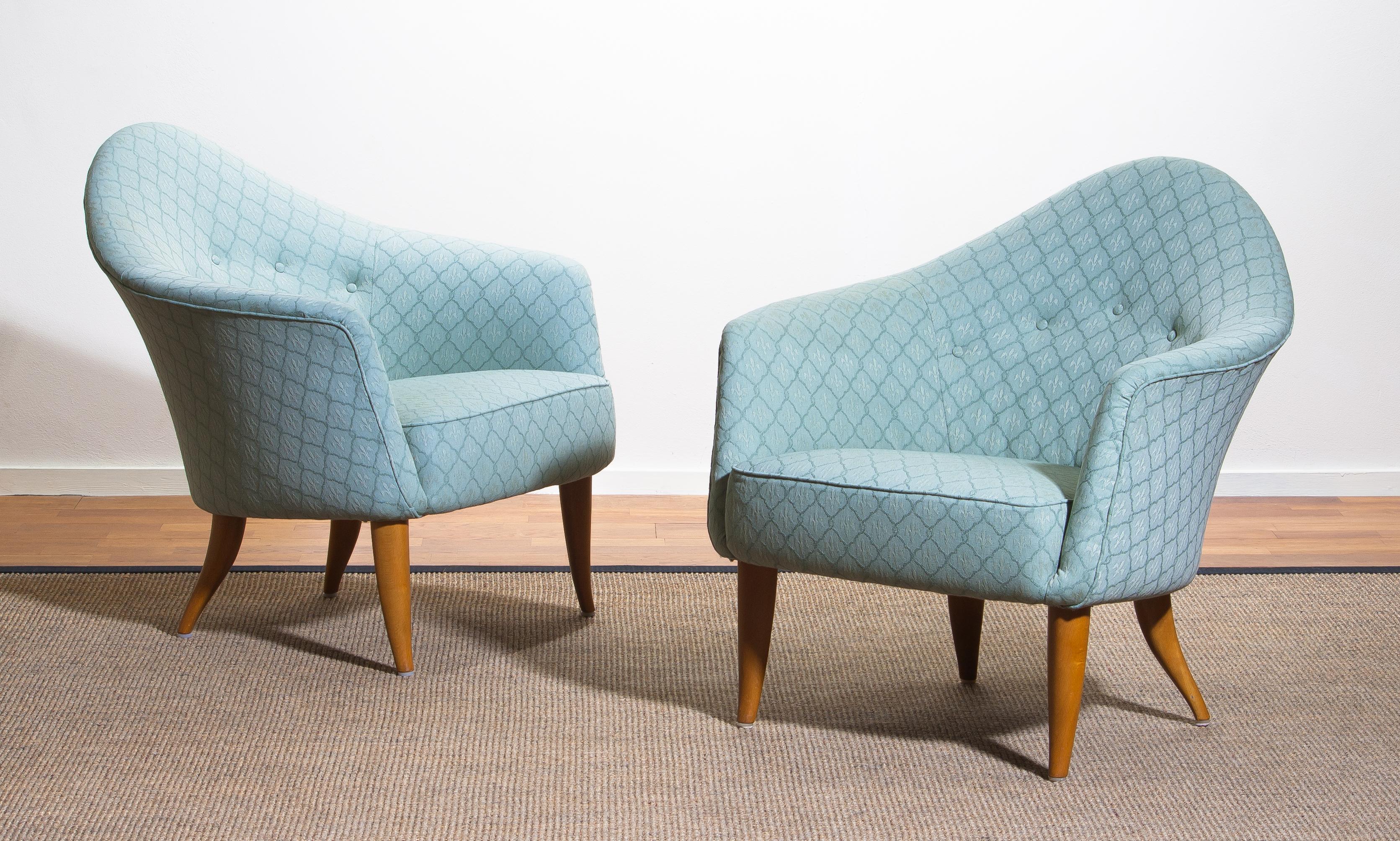 1950s, ‘Little Adam’ Lounge/Easy Chair by Kerstin Hörlin-Holmquist, Paradiset 5