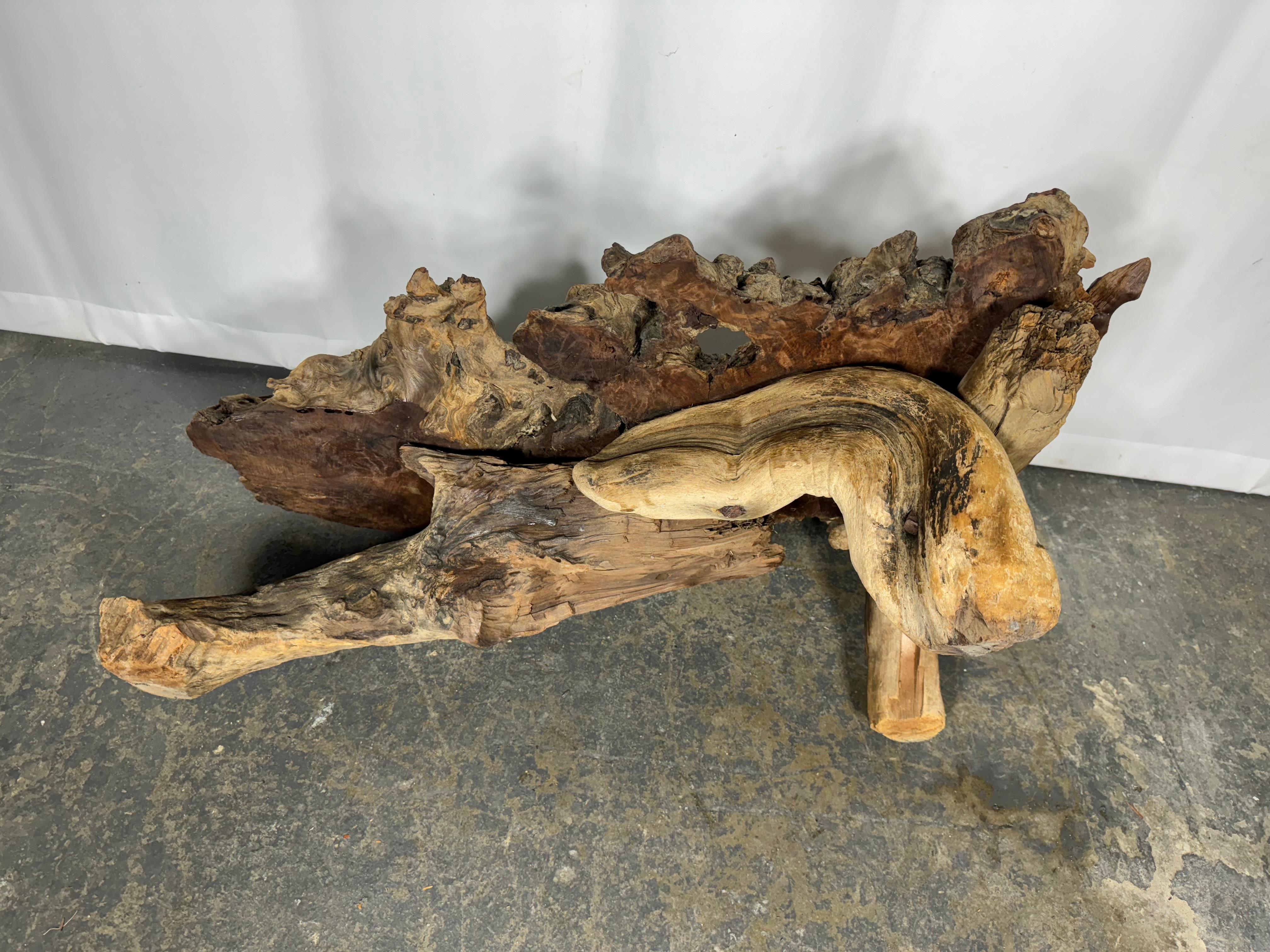 Live Edge Burl RedWood Wood Coffee Table
This 1950s coffee table has a unique, unusual shaped root base and live edge surface. The burl is a natural red wood...Retains its original finish ,patina, Super sturdy, Really great example. Hand delivery