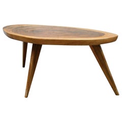 1950s Live Edge 'Monkeypod' Wood Coffee Table or Low Side Table Hawaii, USA