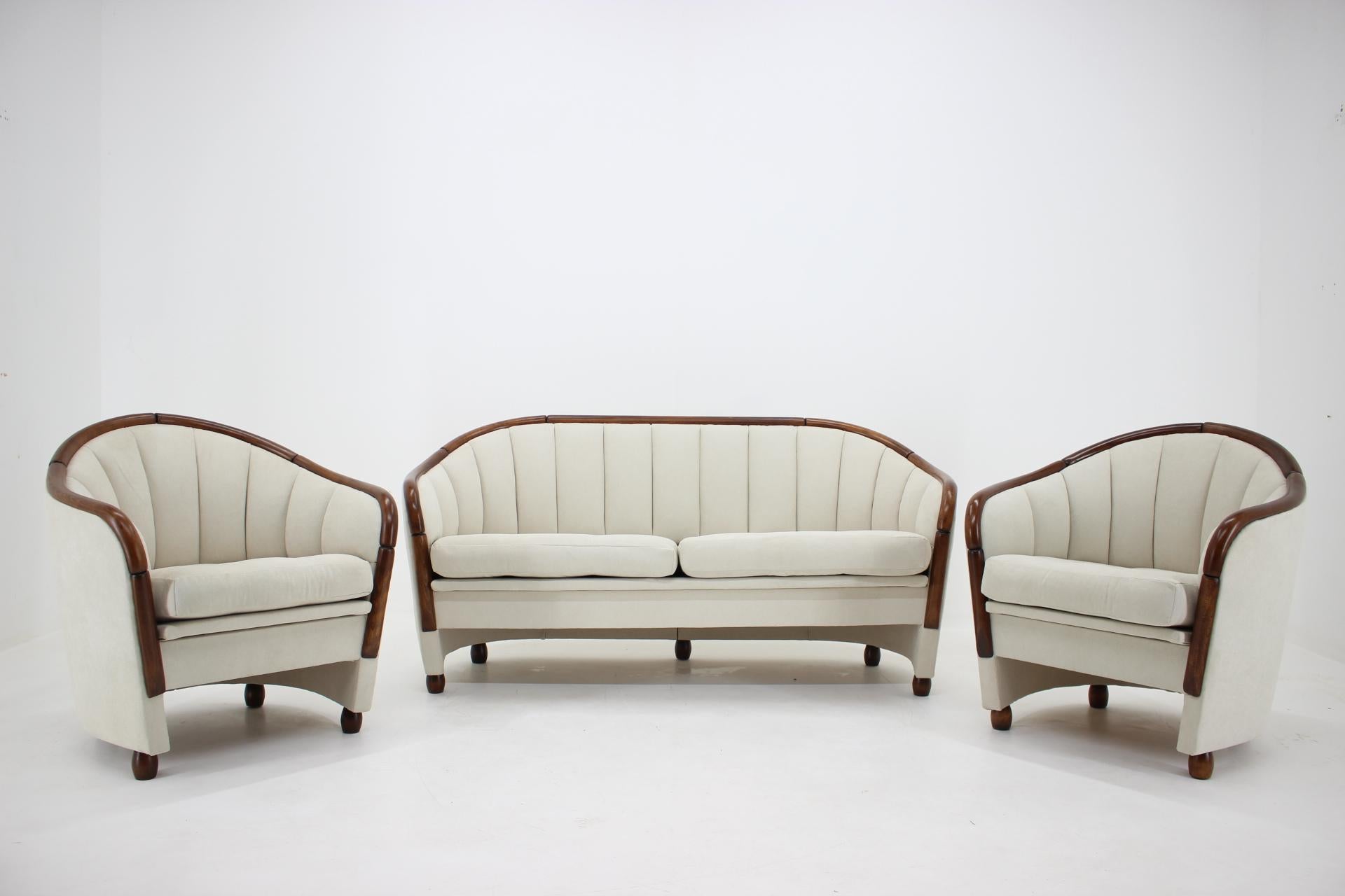Mid-Century Modern 1950s Living Room Set in the Style of Gio Ponti, Italy For Sale