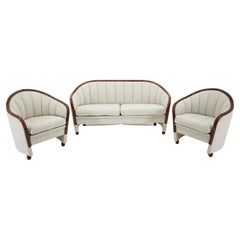 Vintage 1950s Living Room Set in the Style of Gio Ponti, Italy