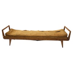 1950s Long Wood Bench