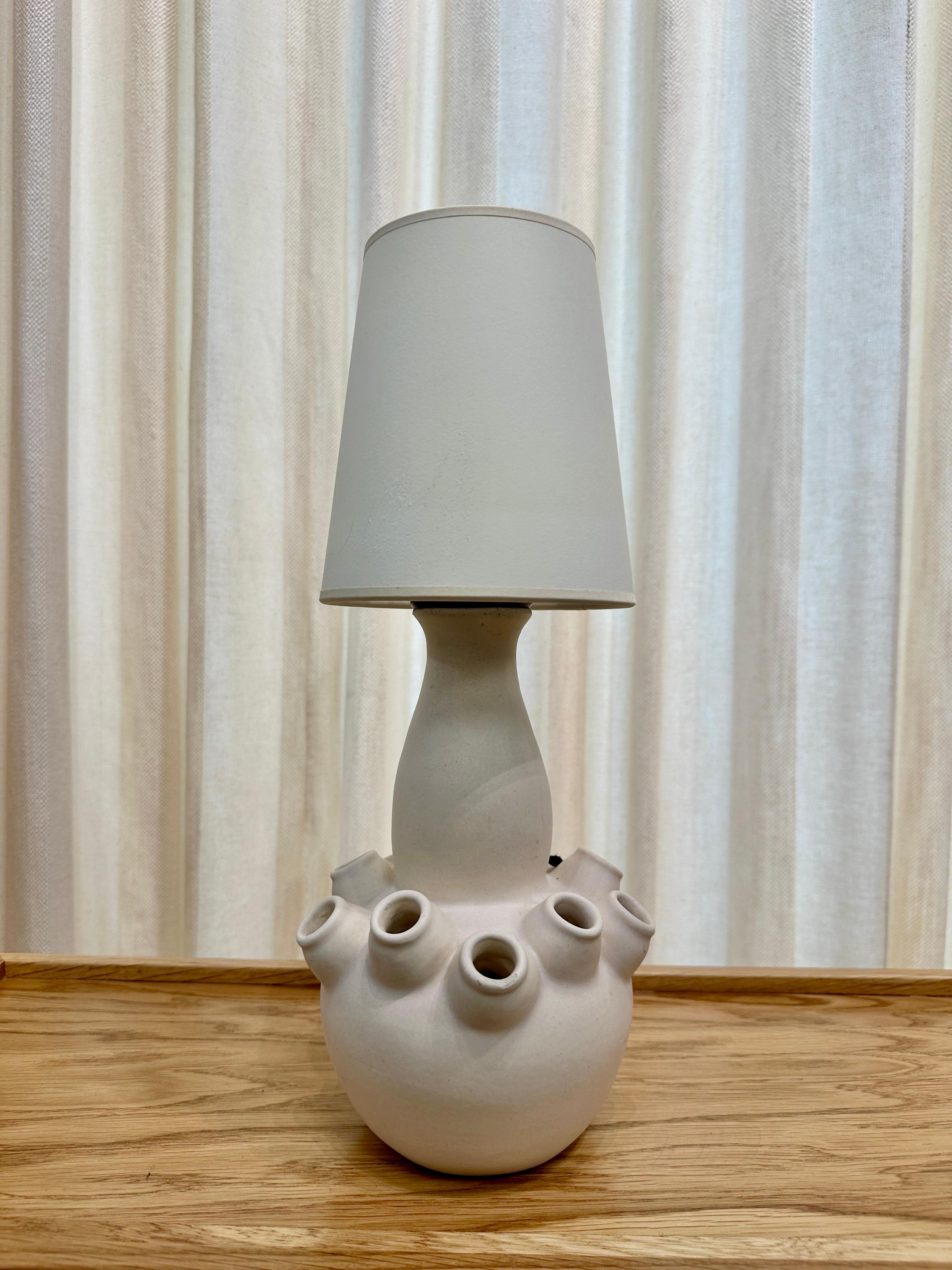 1950's Louis Giraud Ceramic Vase/ Table Lamp, SIGNED Vallauris For Sale 2
