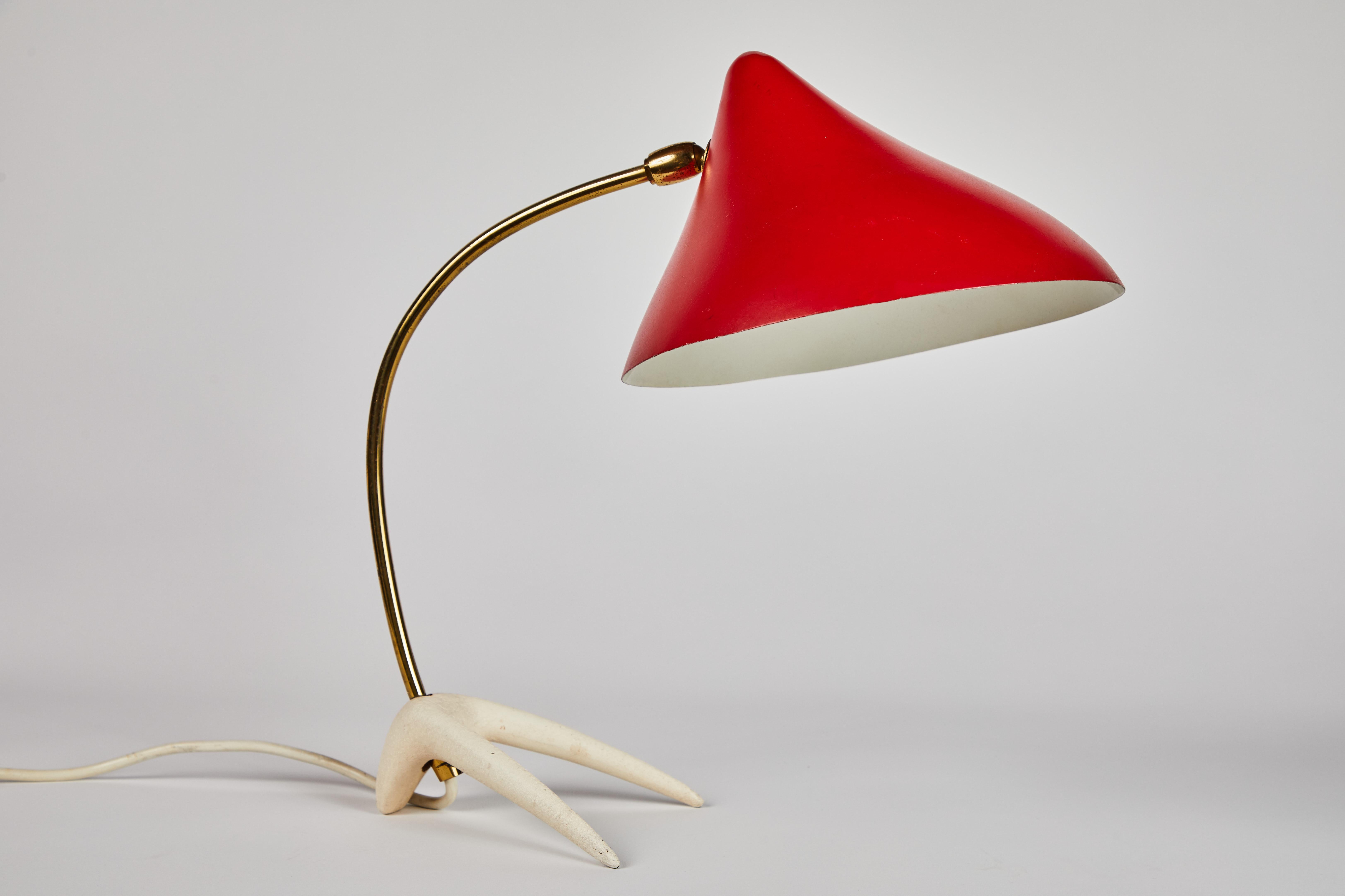 Louis Kalff Krhenfuss Tischlampe aus den 1950er Jahren für Philips im Angebot 5