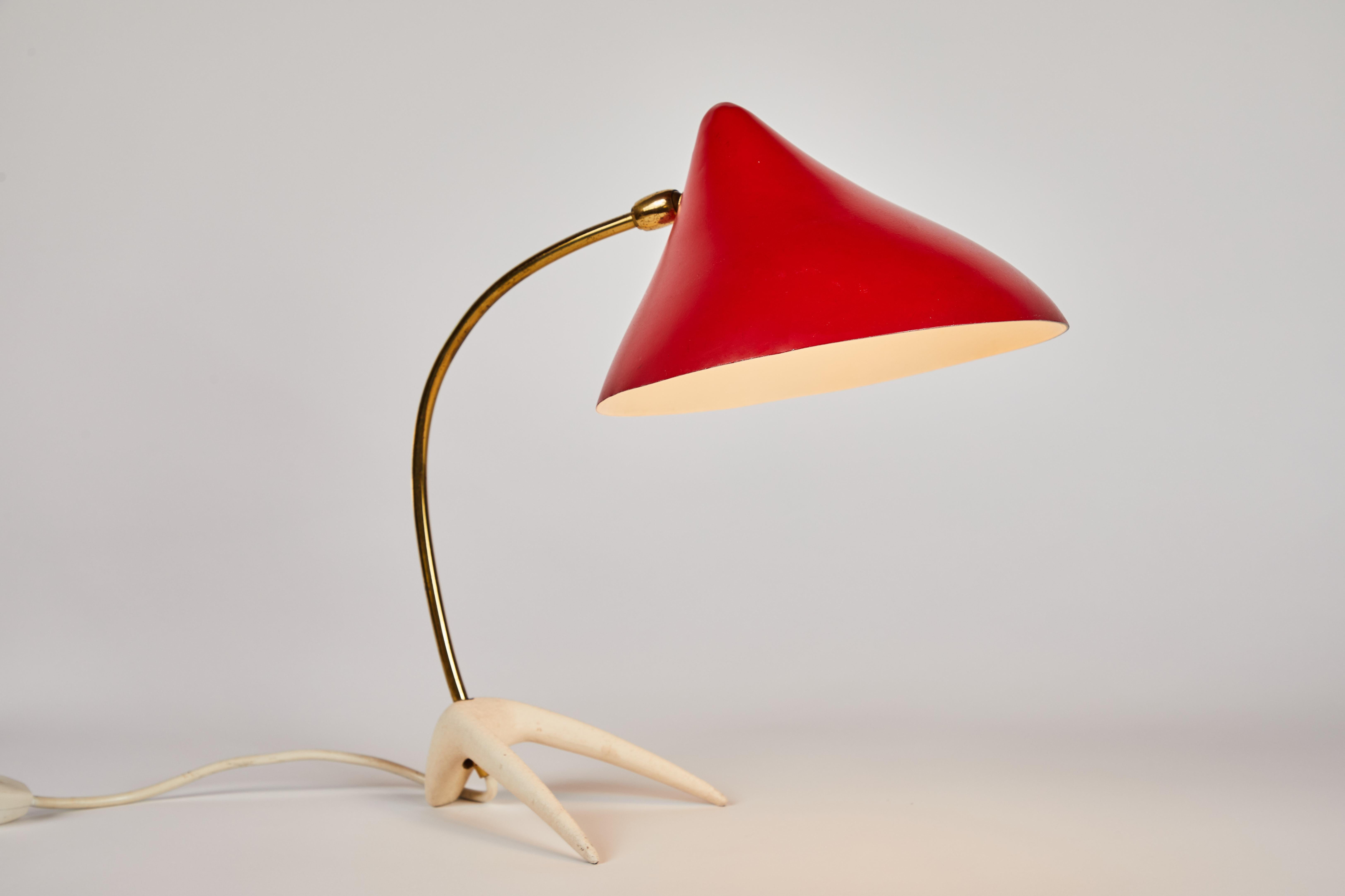 Mid-Century Modern Lampe de bureau Louis Kalff Krhenfuss des années 1950 pour Philips en vente