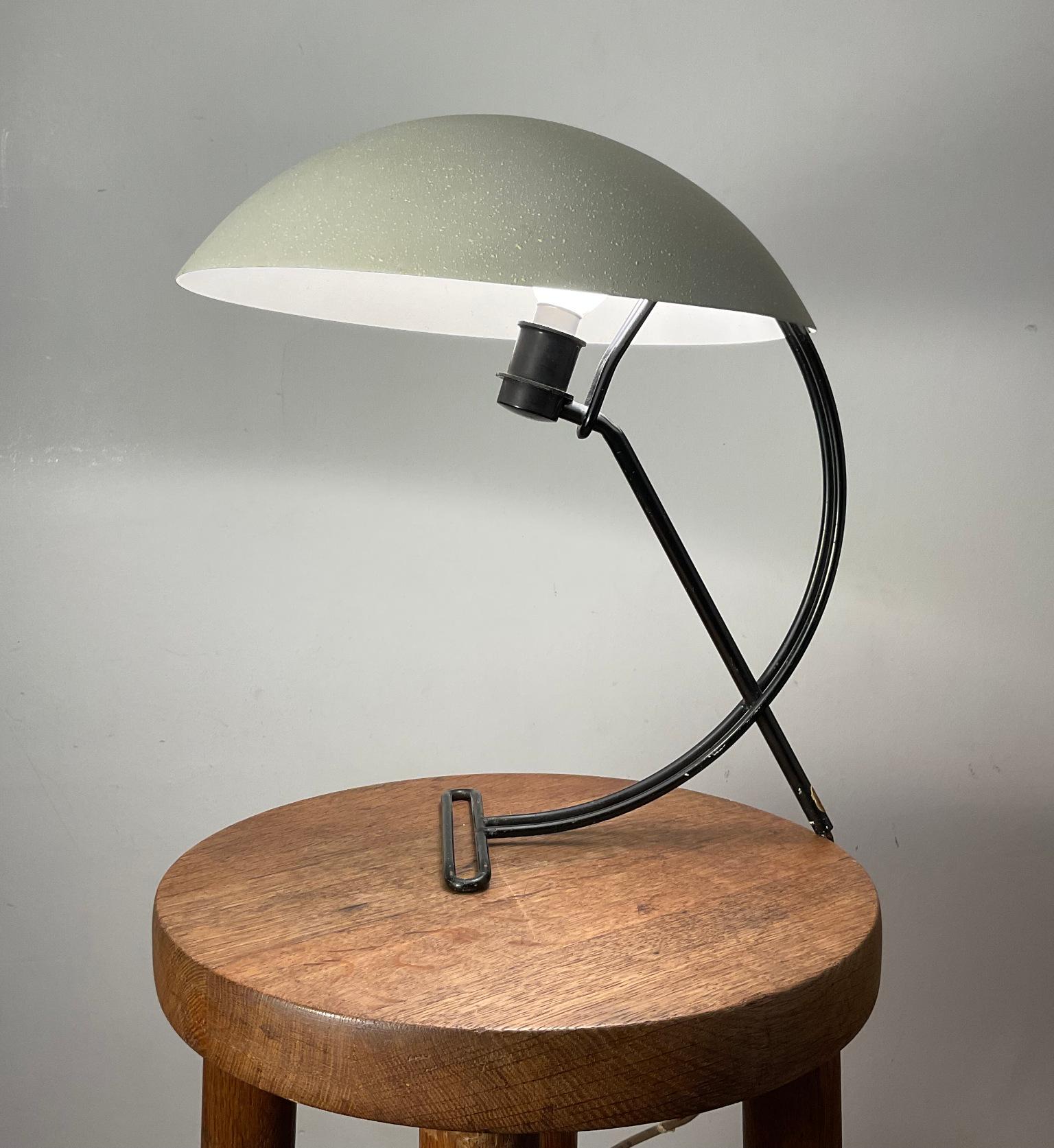 Mid-Century Modern 1950s Louis Kalff Desk Lamp for Philips Netherlands Model NB100 For Sale