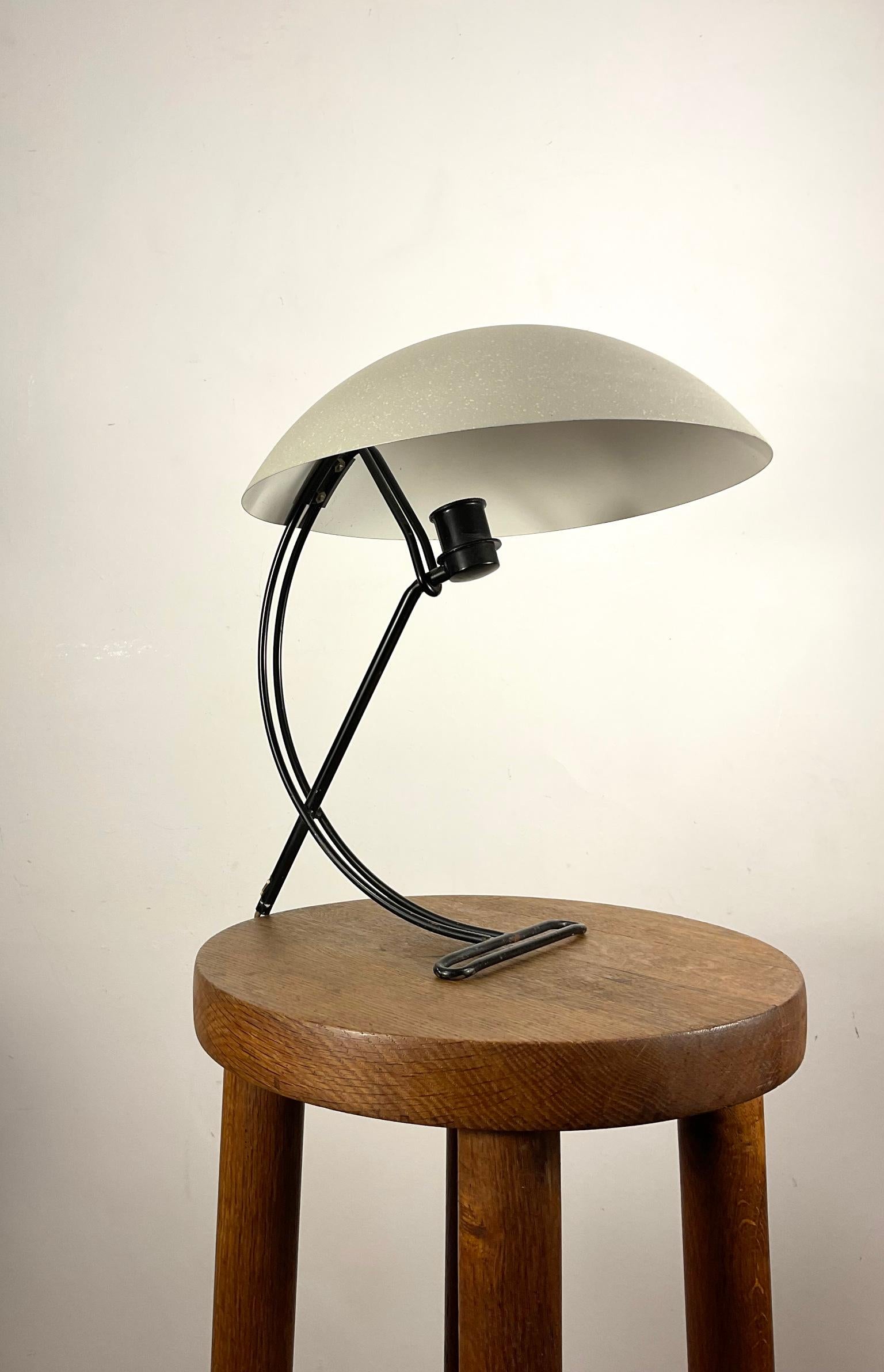 1950s Louis Kalff Desk Lamp for Philips Netherlands Model NB100 In Good Condition For Sale In London, GB