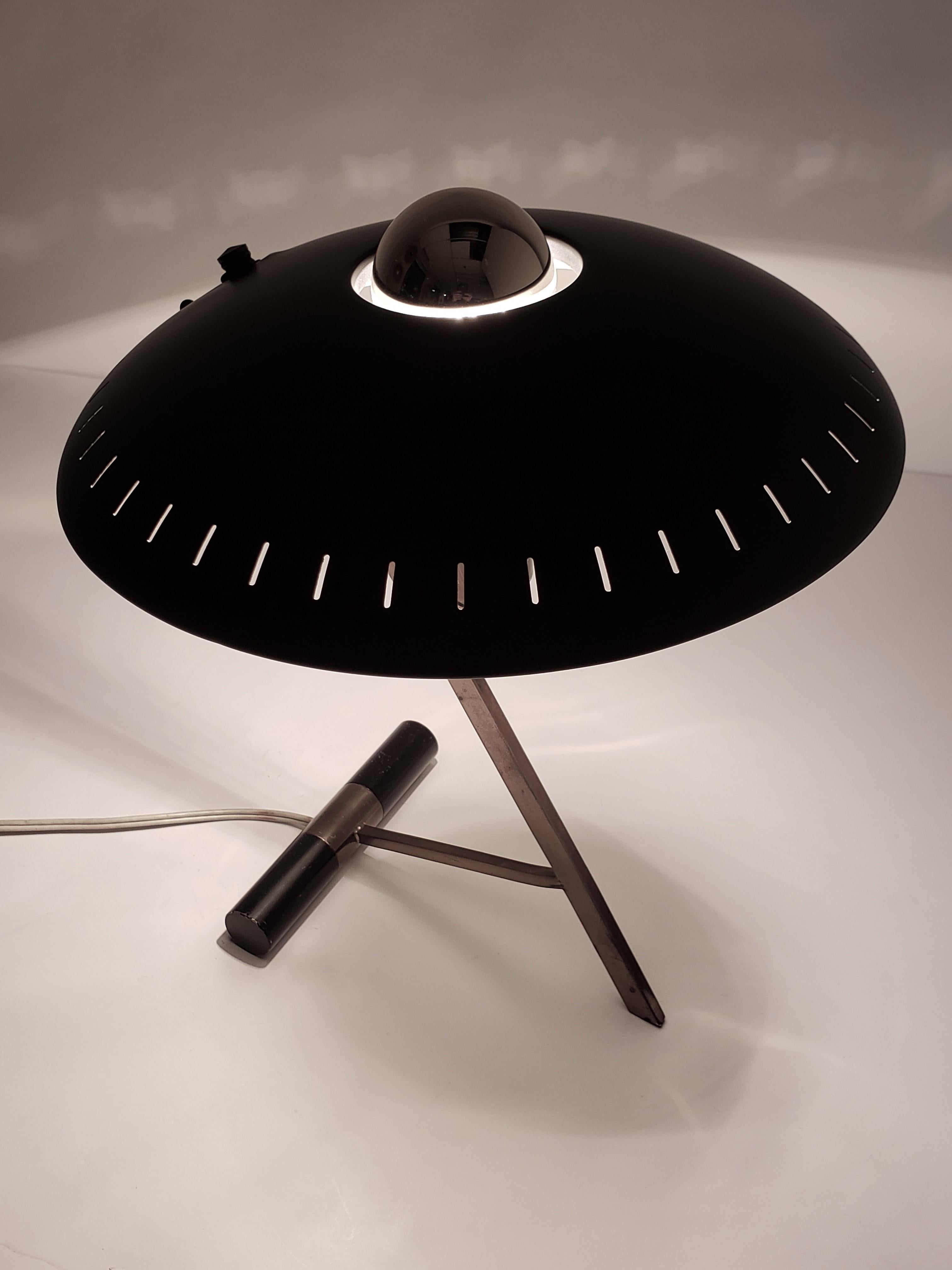 1950s Louis Kalff  'Z' Table Lamp, Holland 7