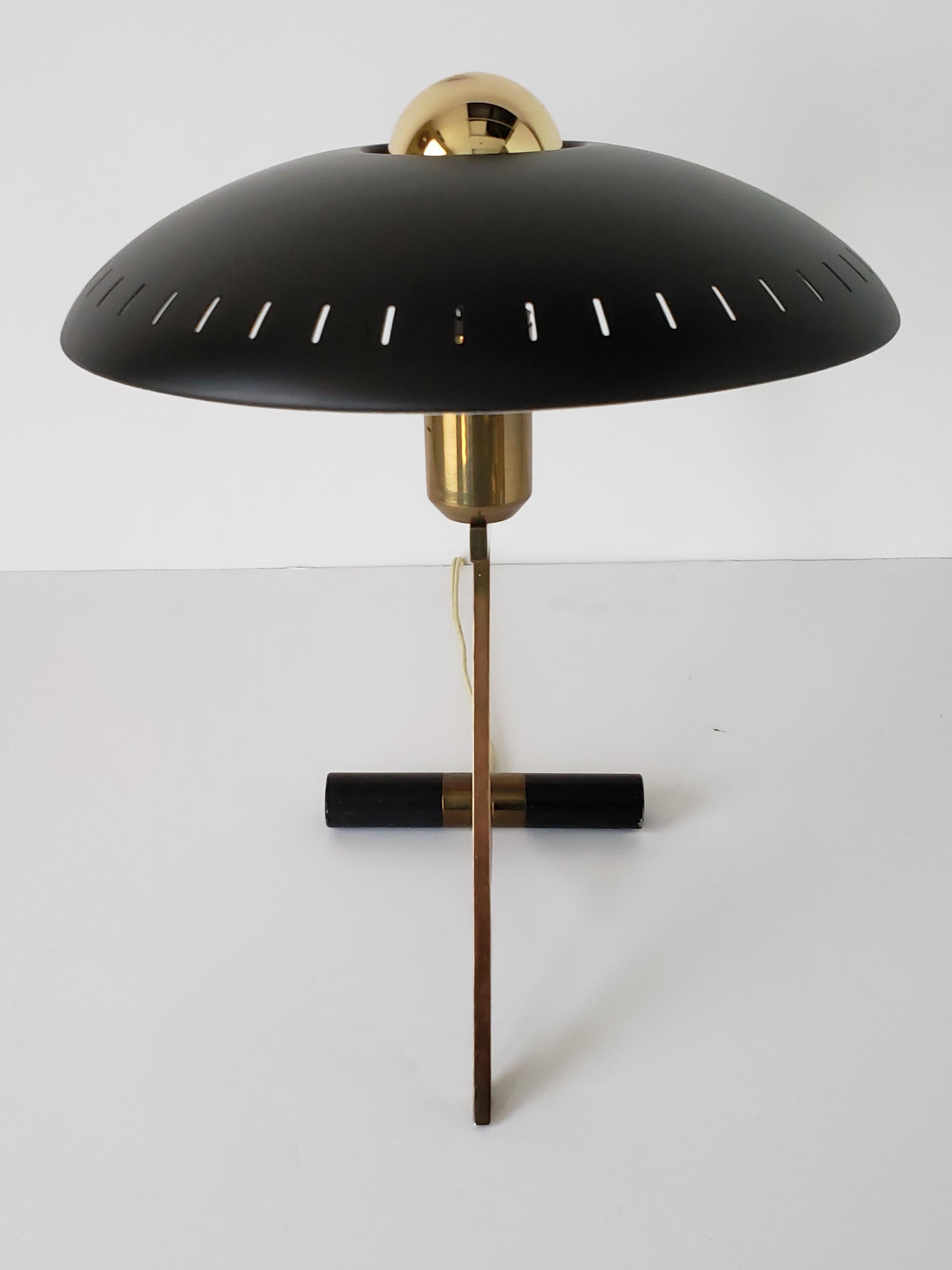 1950er Louis Kalff 'Z' Tischlampe:: Holland (Mitte des 20. Jahrhunderts)